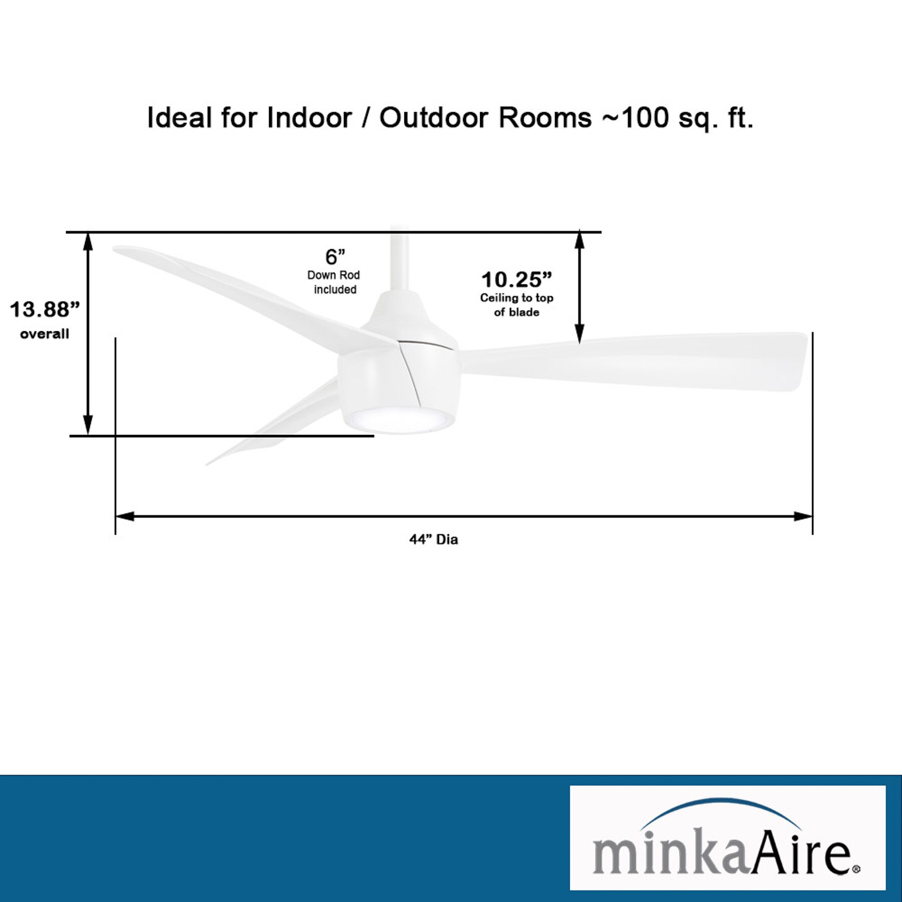 Minka Aire F625L-WHF Ceiling-Fans - View #7