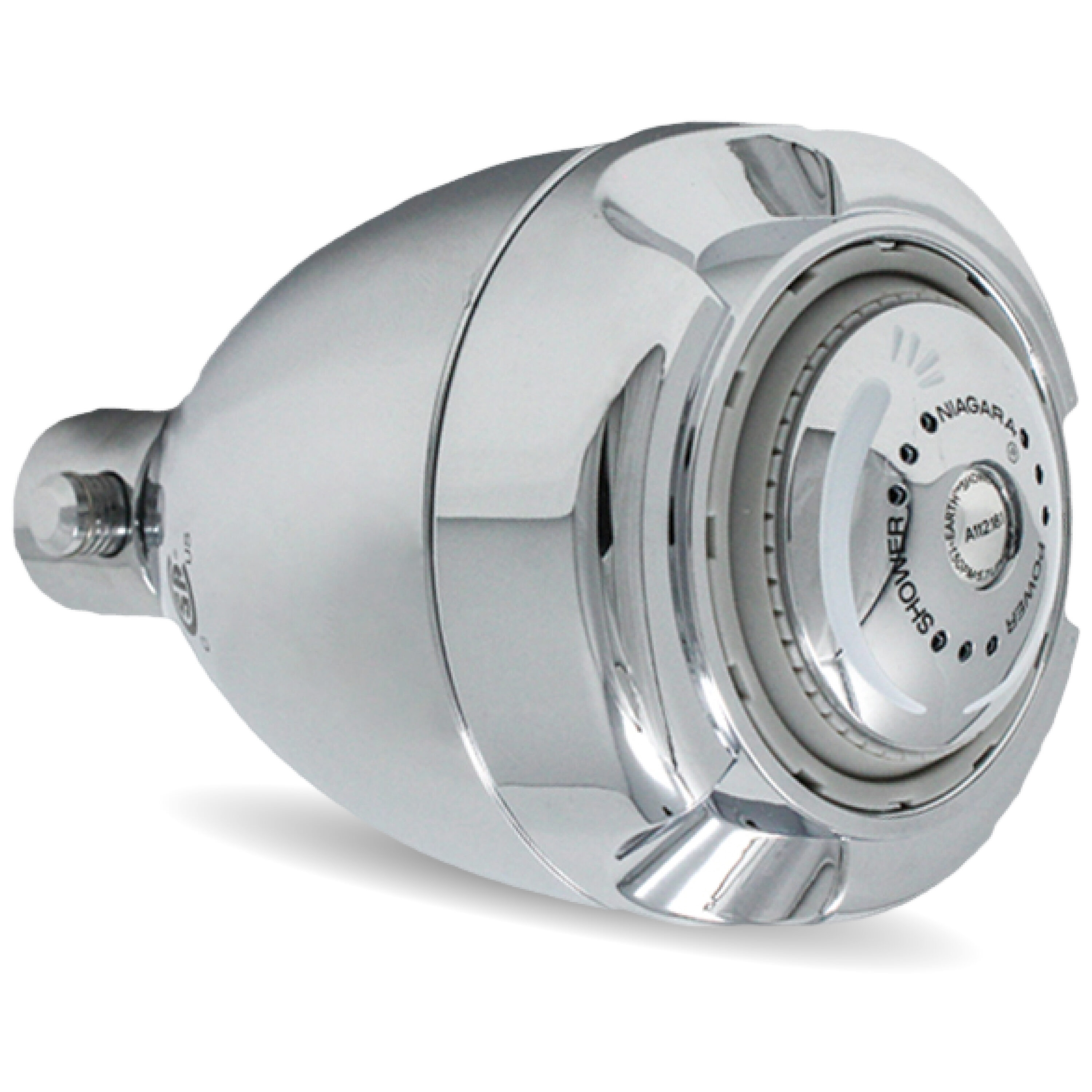 Niagara Conservation N2915C-V-1PK Earth 3.0 -Settings Chrome 2.75-in Round Fixed High Pressure Shower Head 1.5 GPM