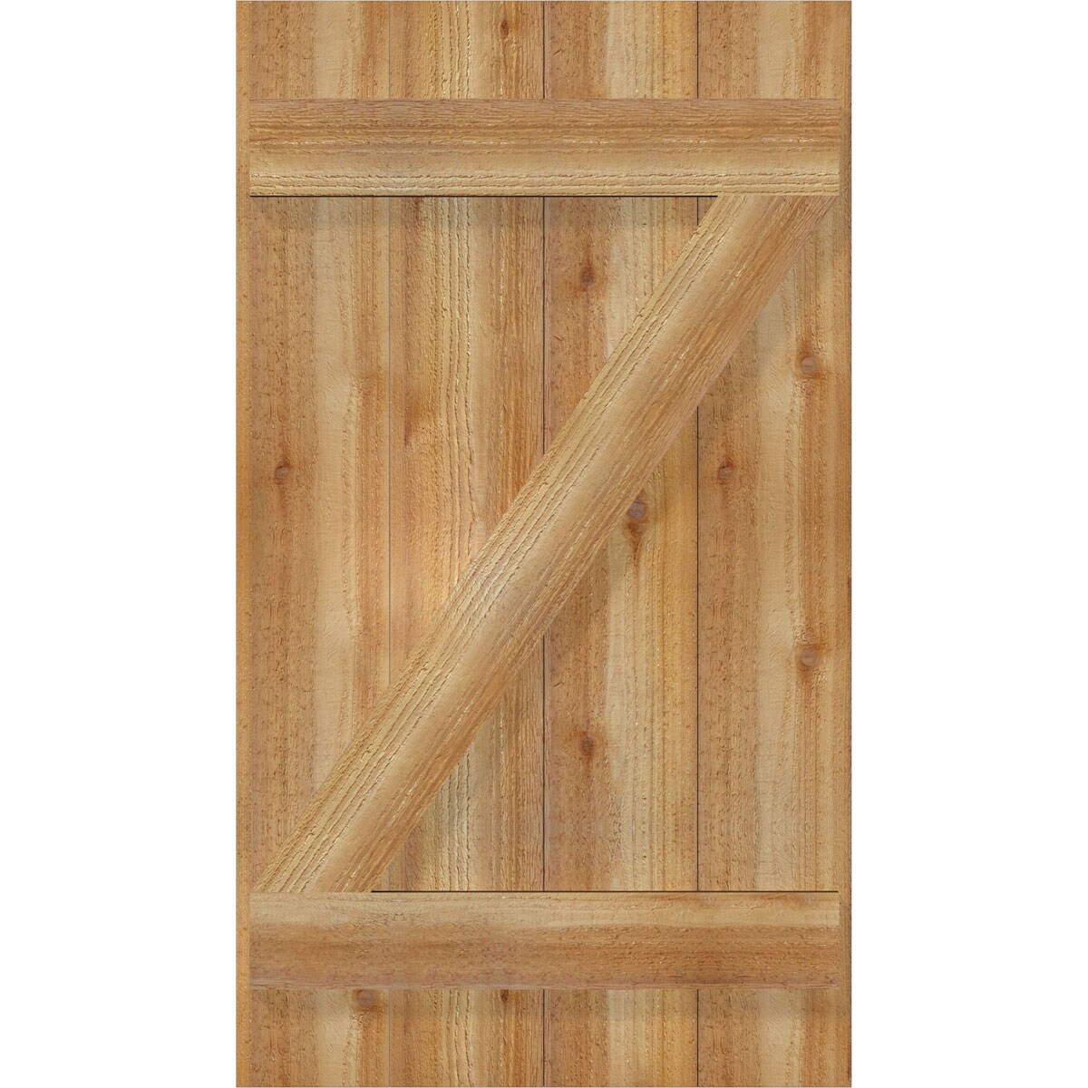 Ekena Millwork RBJ06Z21X038RWR Exterior-Shutters - View #5