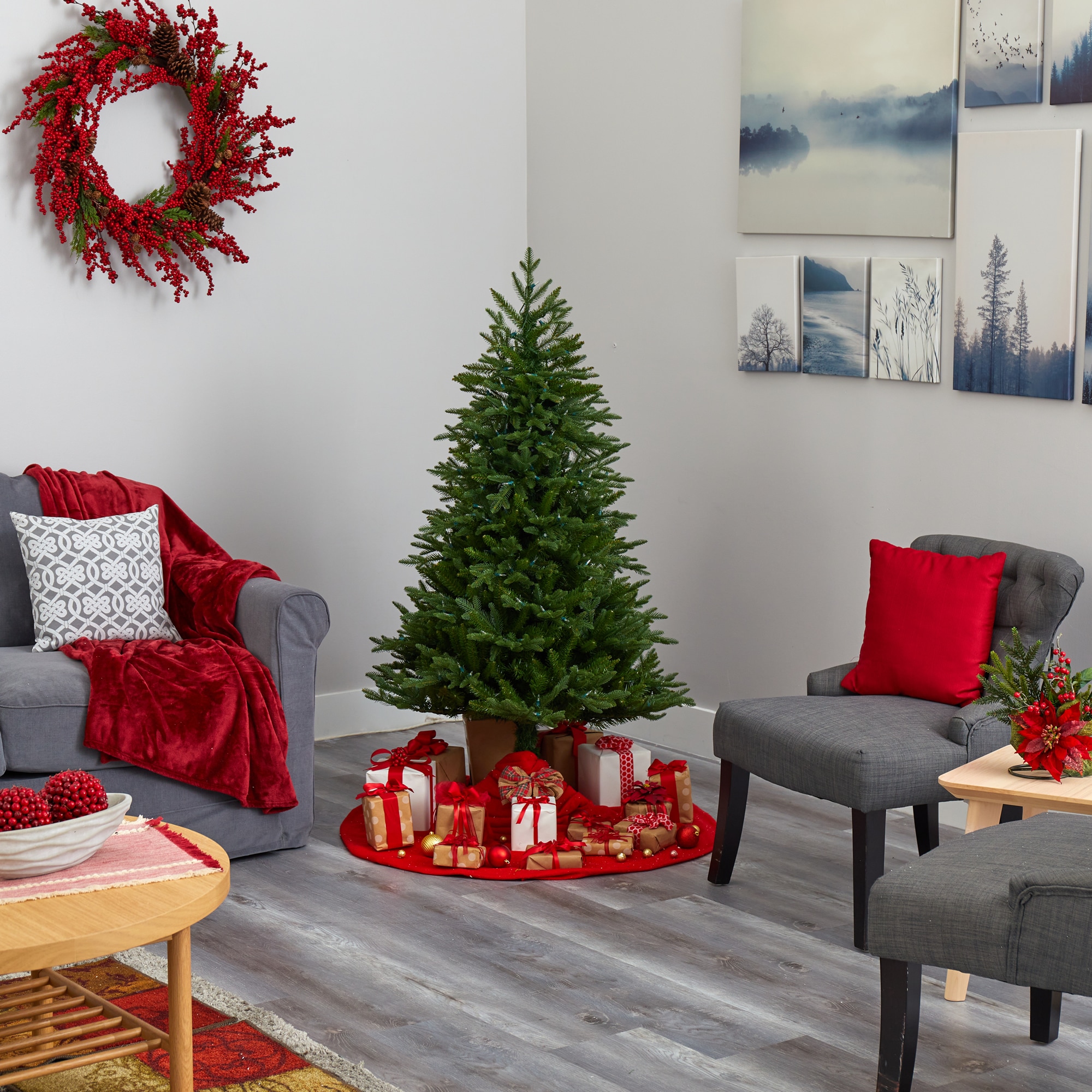Nearly Natural T1478 Artificial-Christmas-Trees - View #9