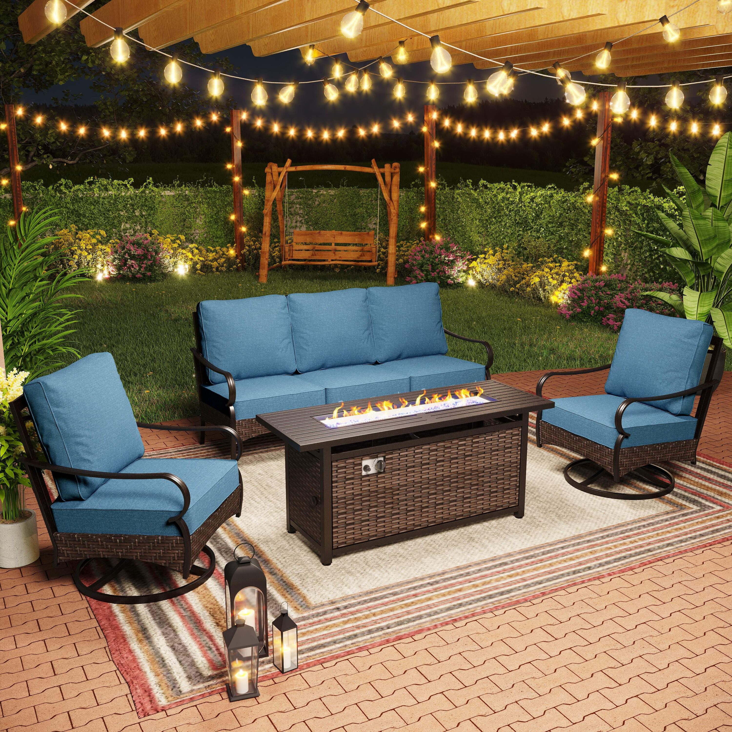 Sunshine Valley Conversation Patio Furniture at Lowes.com