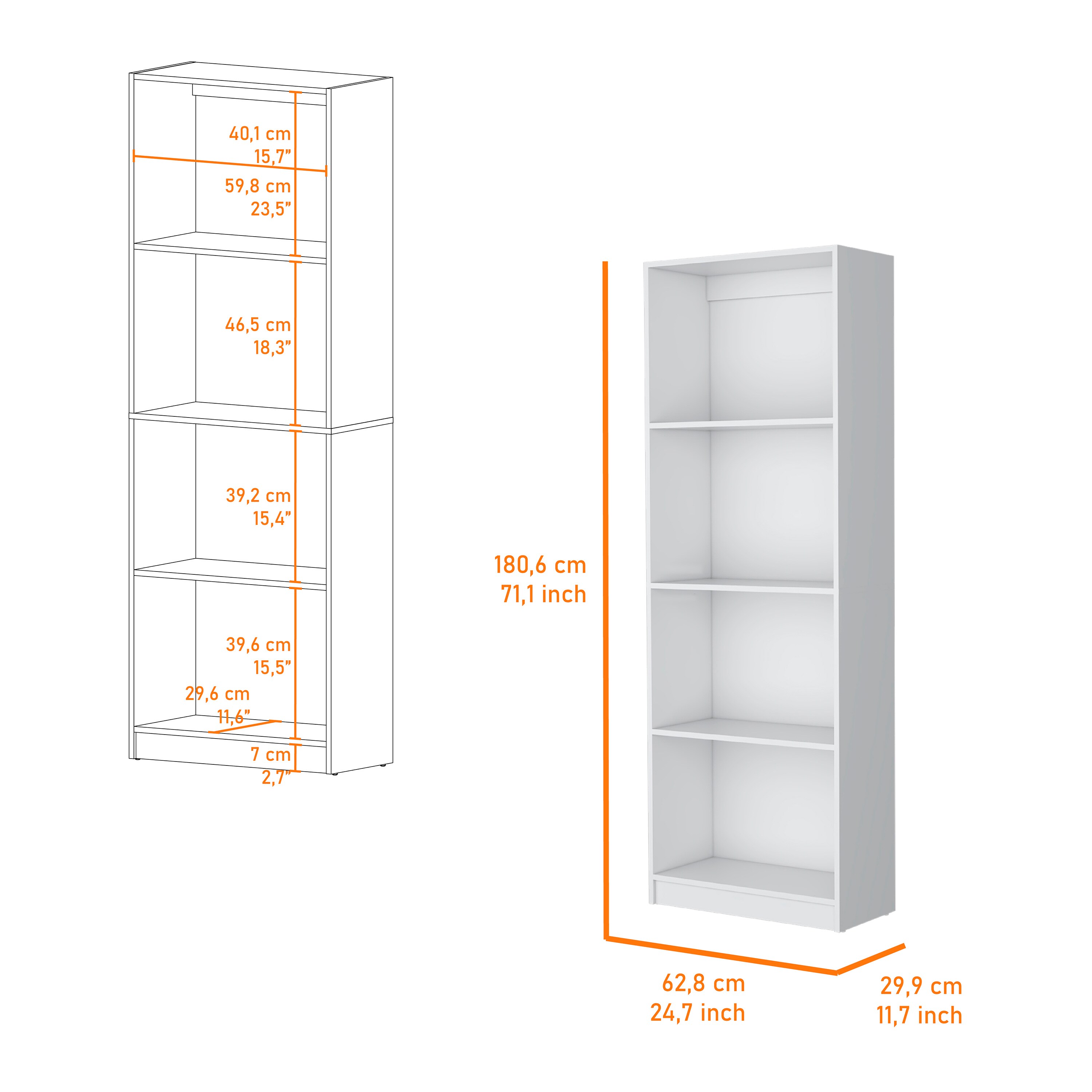 LUXEYARD DS-M-BAC01585 bookcases - View #3