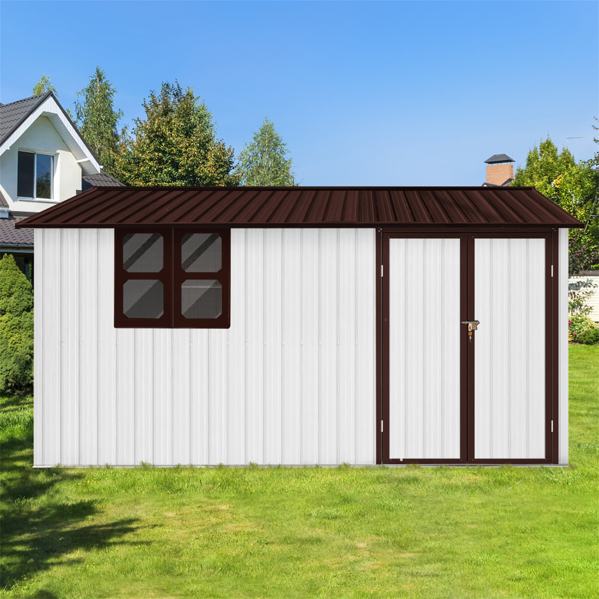 BABOOM BOM-250056-OR Metal-Storage-Buildings-Sheds - View #2