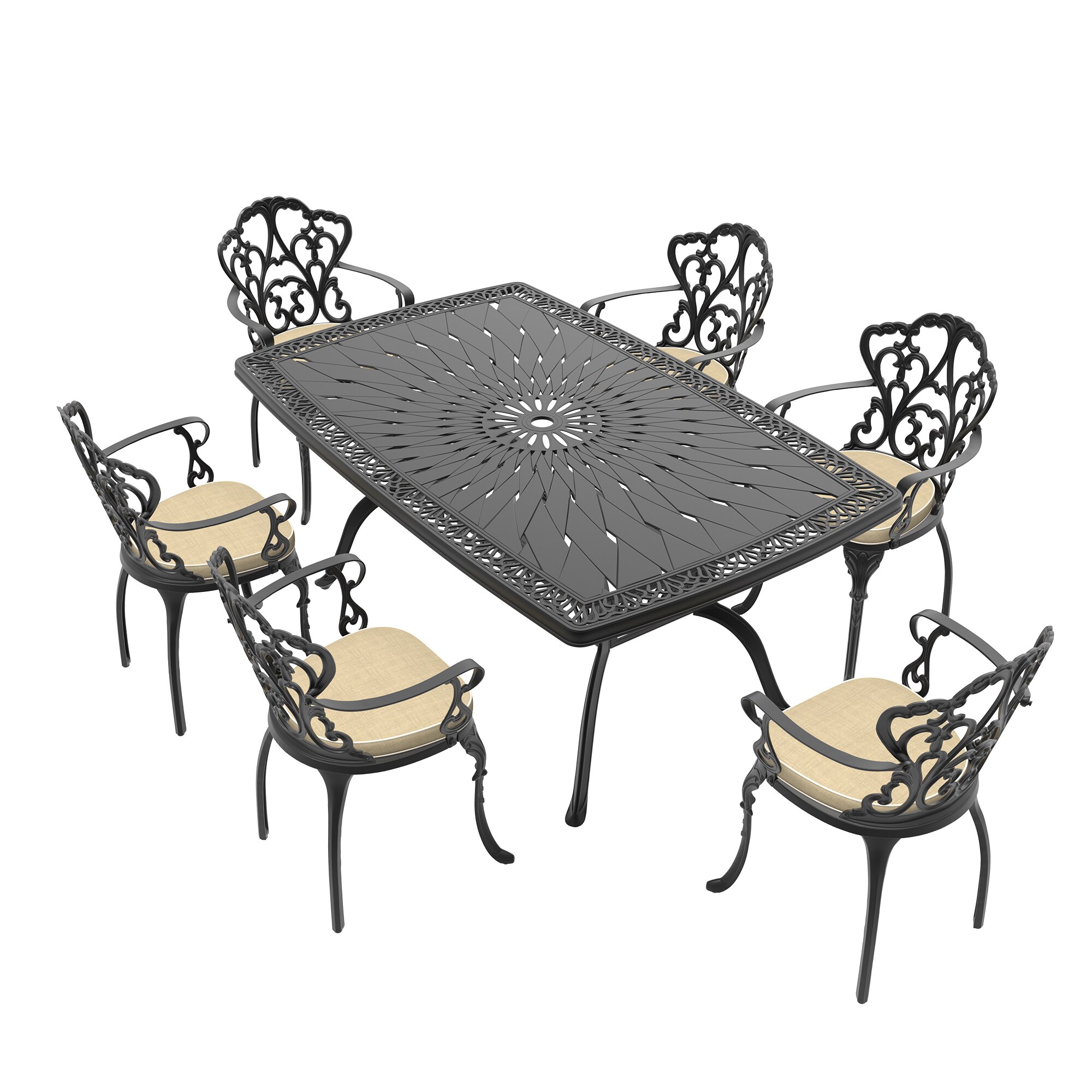 nicesure SLBK6047CZ6A1116RC Patio-Dining-Sets - View #2
