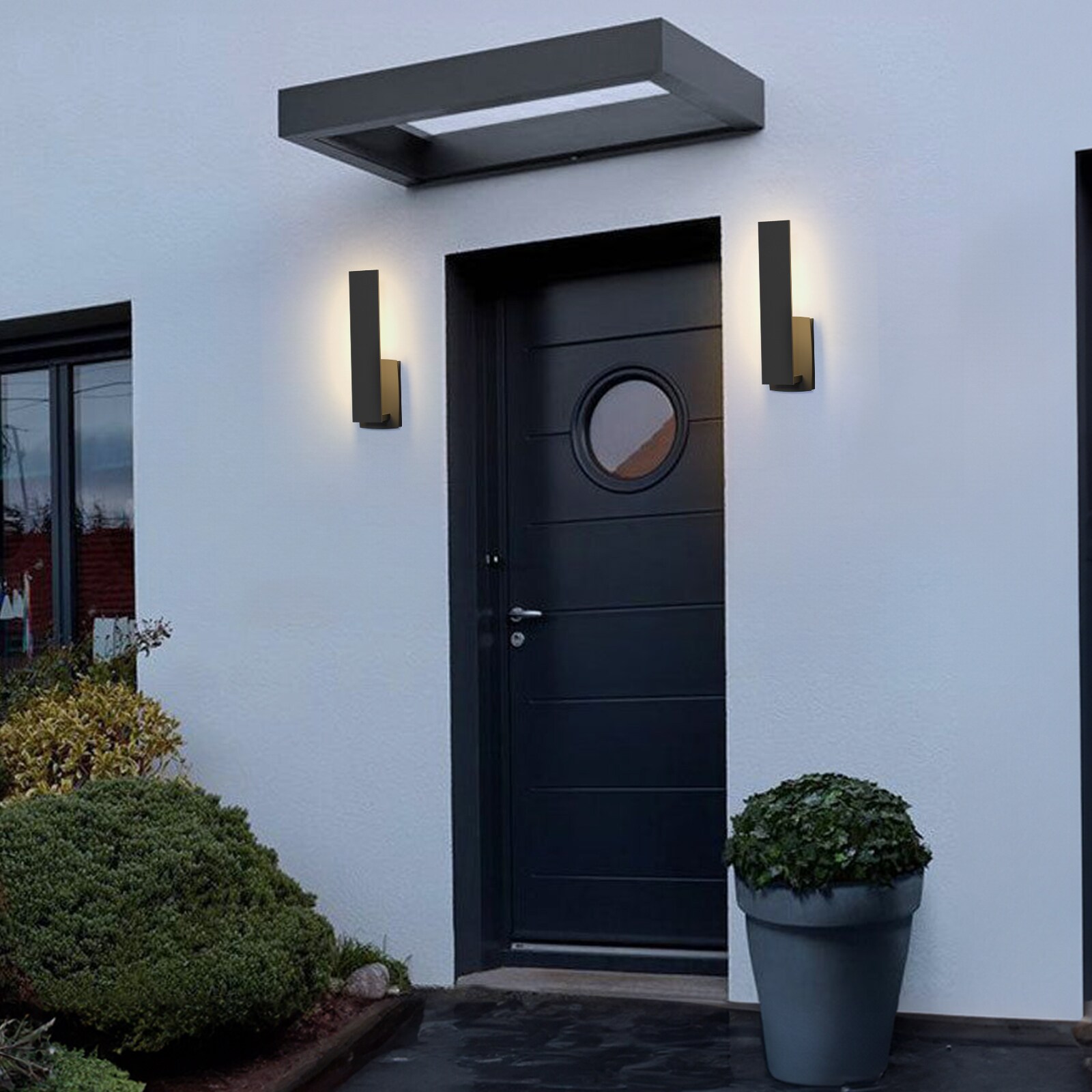 LamQee 06FTL0286BKK Outdoor-Wall-Lighting - View #8