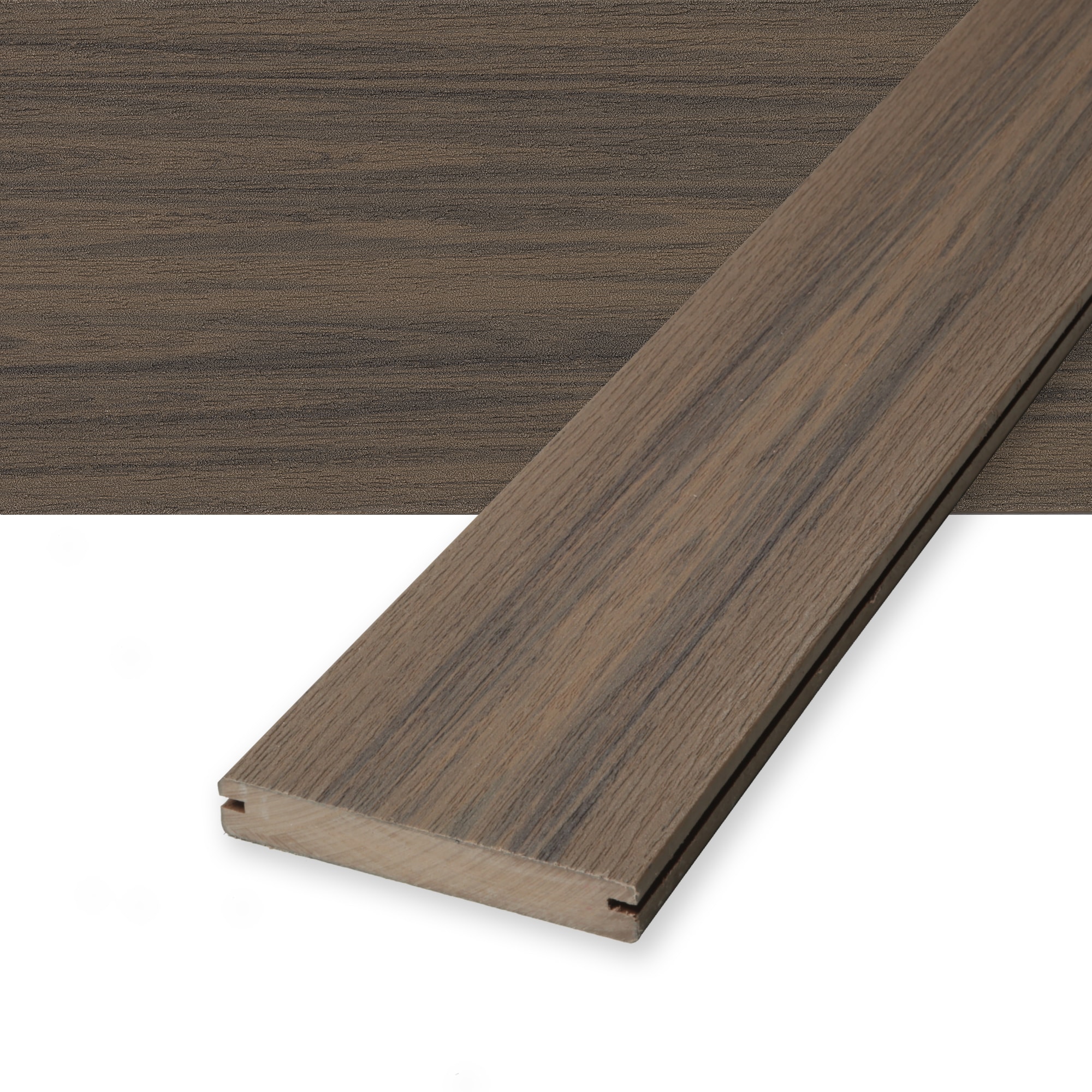 Deckorators 393579-20 Voyage Surestone 1-in x 6-in x 20-ft Khaya Grooved Composite Deck board