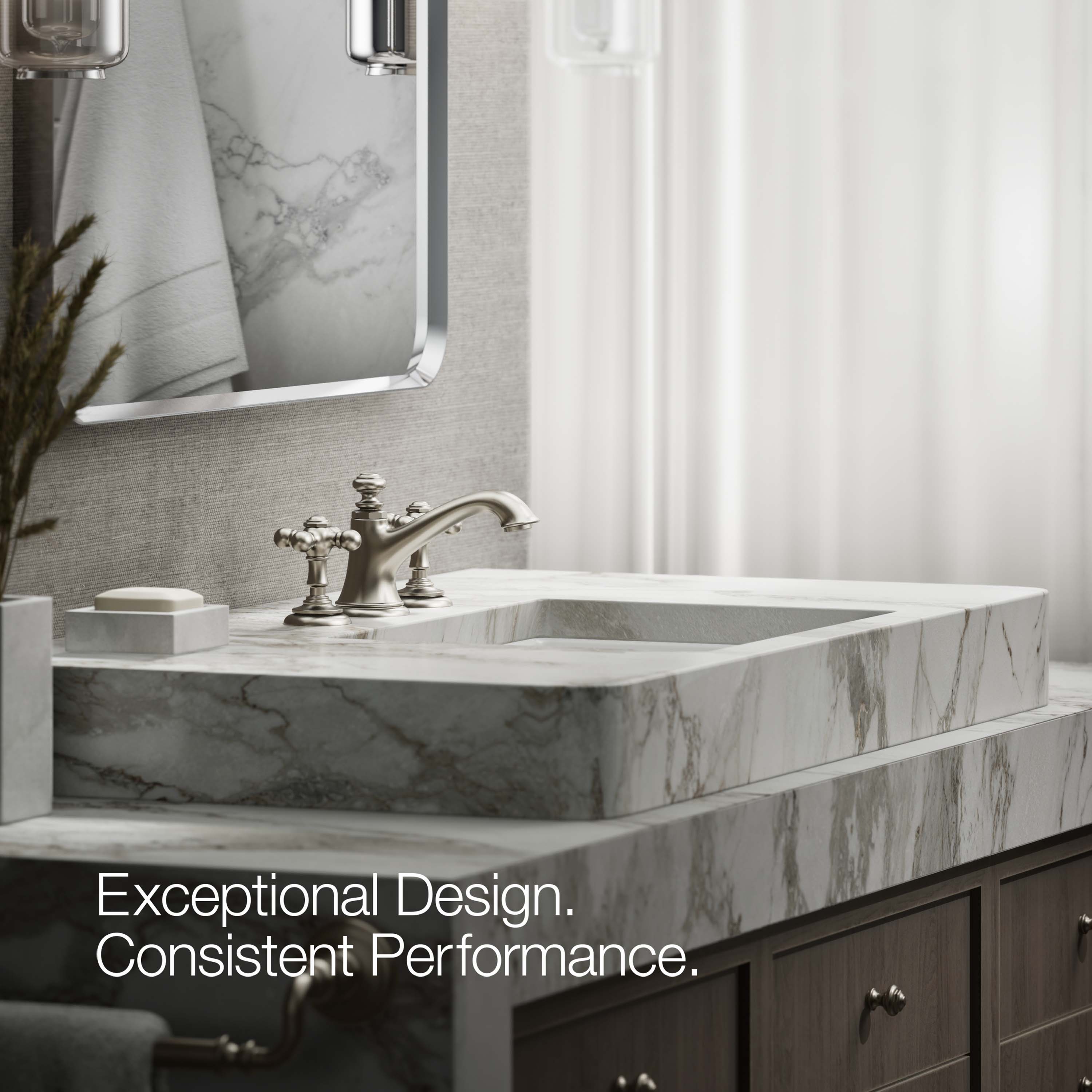 KOHLER 98068-3-BN Faucet-Tub-Shower-Handles - View #3
