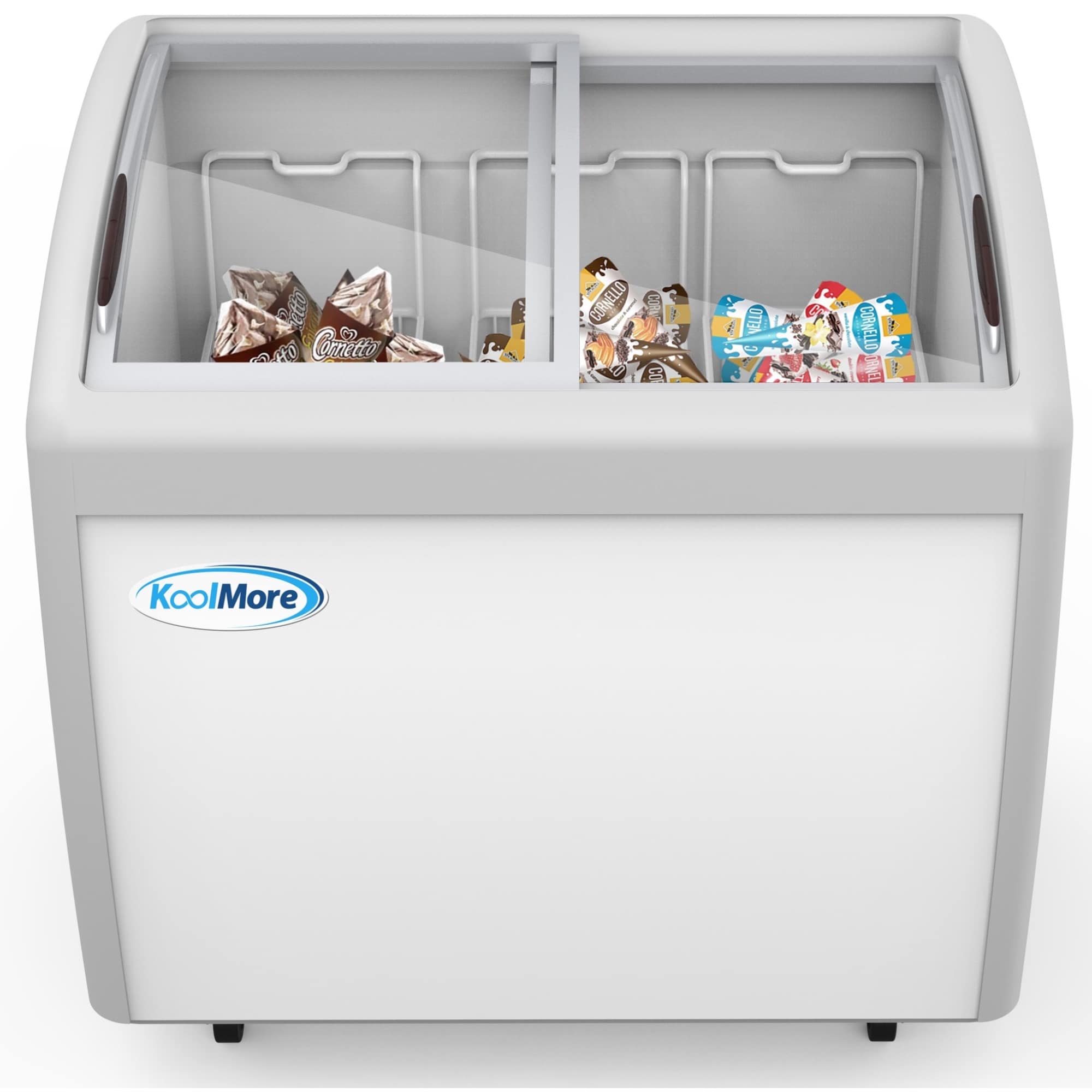 KoolMore KICF-9CF 9-cu ft Chest Manual Commercial Freezer in White
