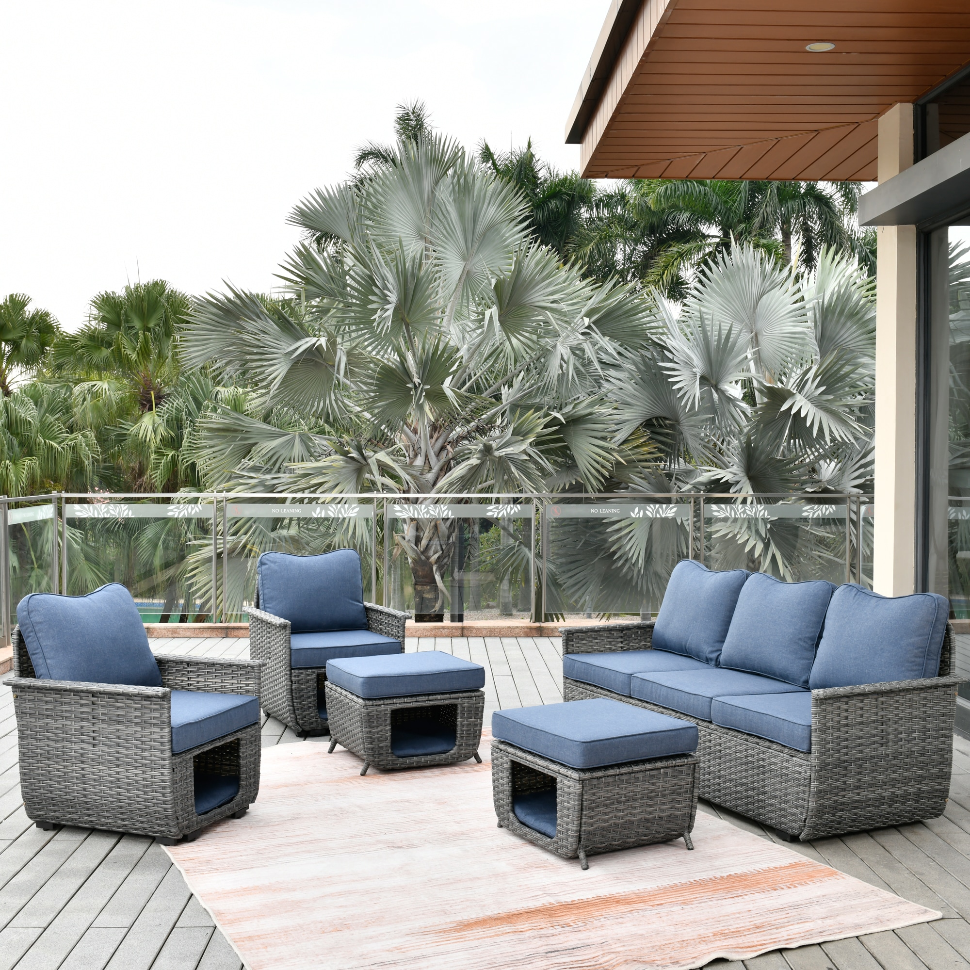 Pouuin SPET3005 Patio-Conversation-Sets - View #9
