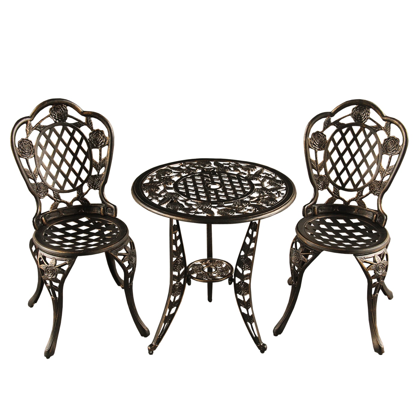 Oakland Living LW1055-ROSE-BISTRO-B 3 -Piece Patio Conversation Set