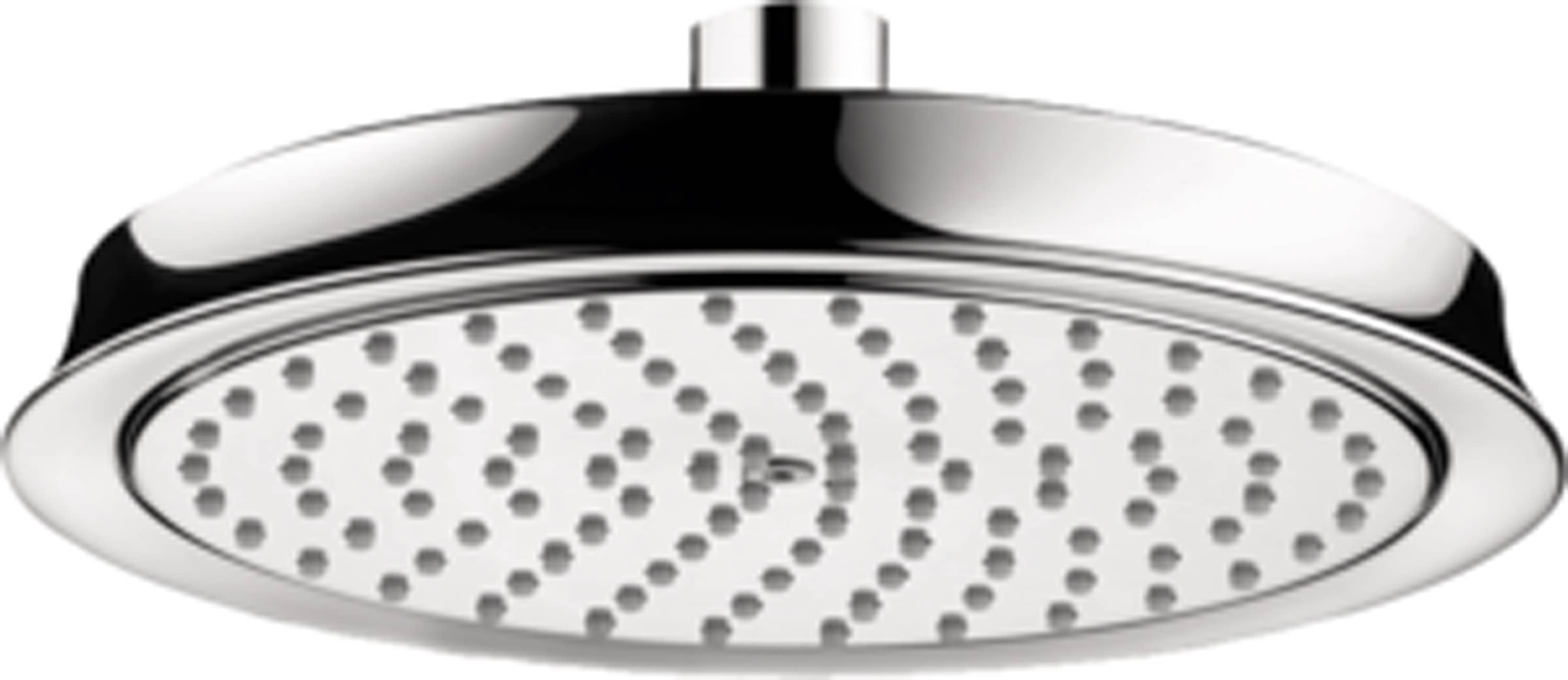 Hansgrohe 26921831 Polished Nickel Sold separately Single function 10.625-Inches Round Shower Faucet