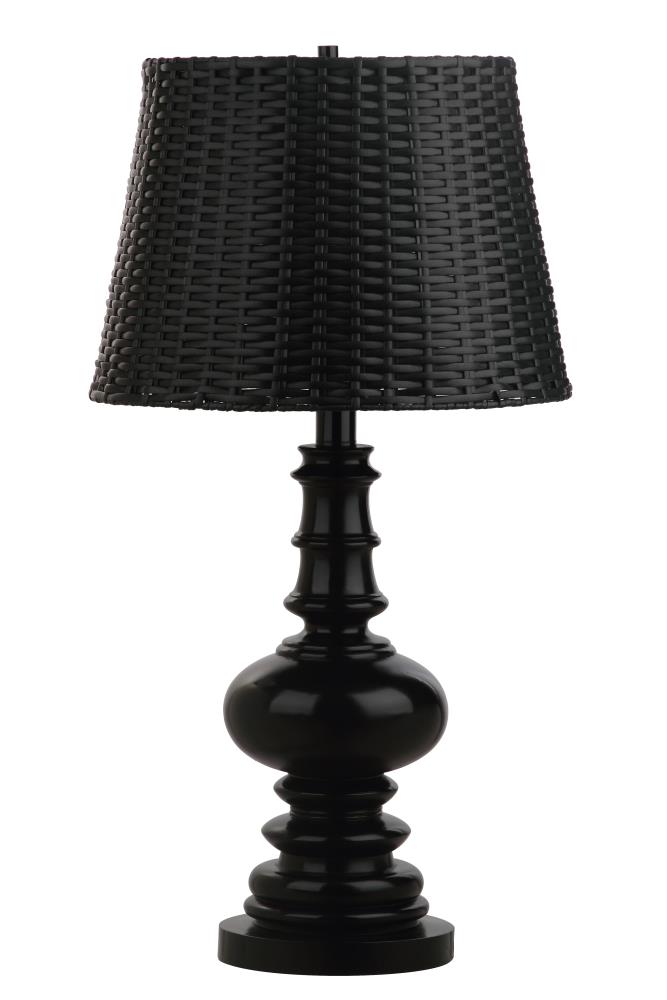 Safavieh TBL4062A Macen 33-in Black LED Rotary Socket Table Lamp with Plastic Shade