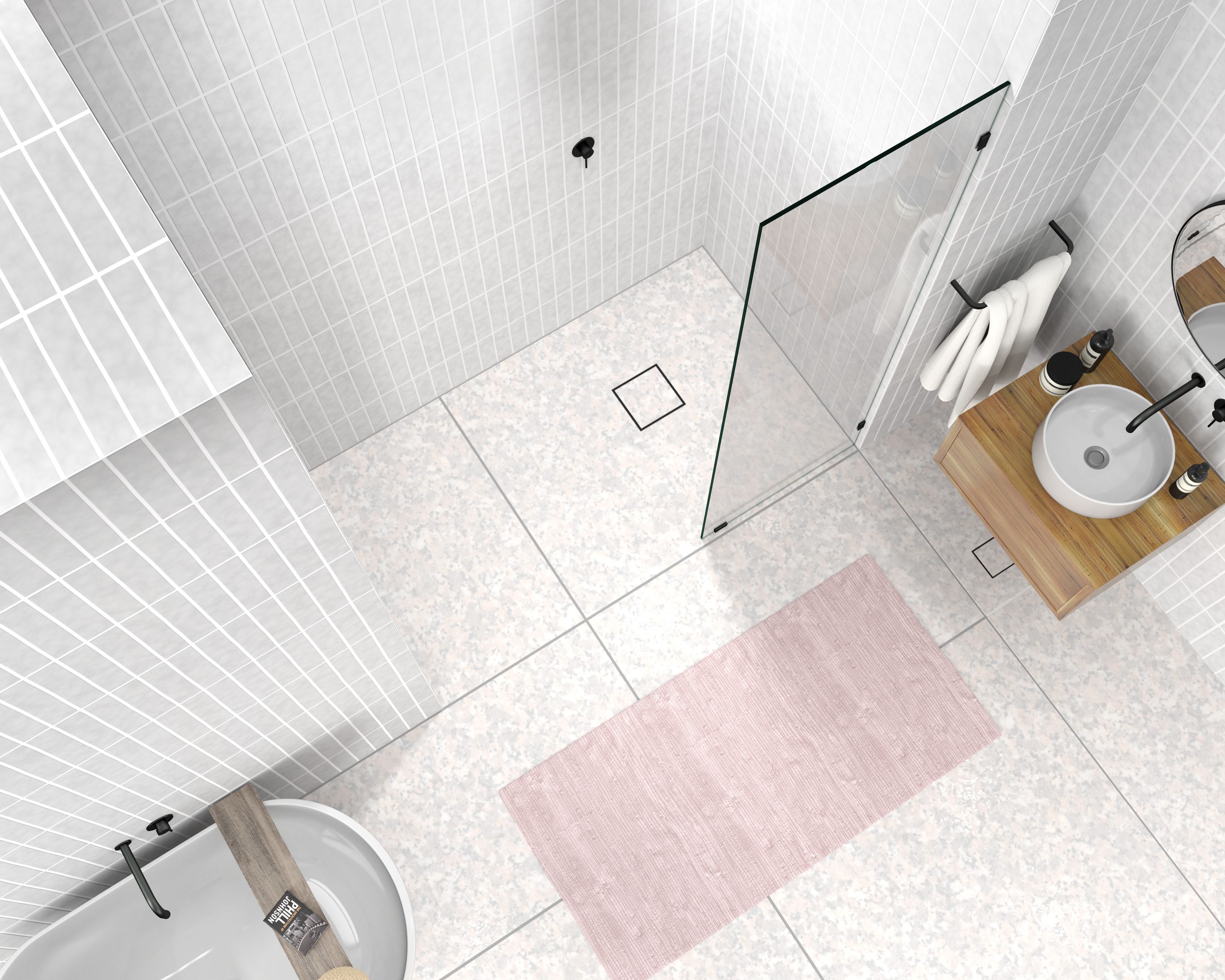 Glass Warehouse GW-SFP-24-ORB Shower-Doors - View #4