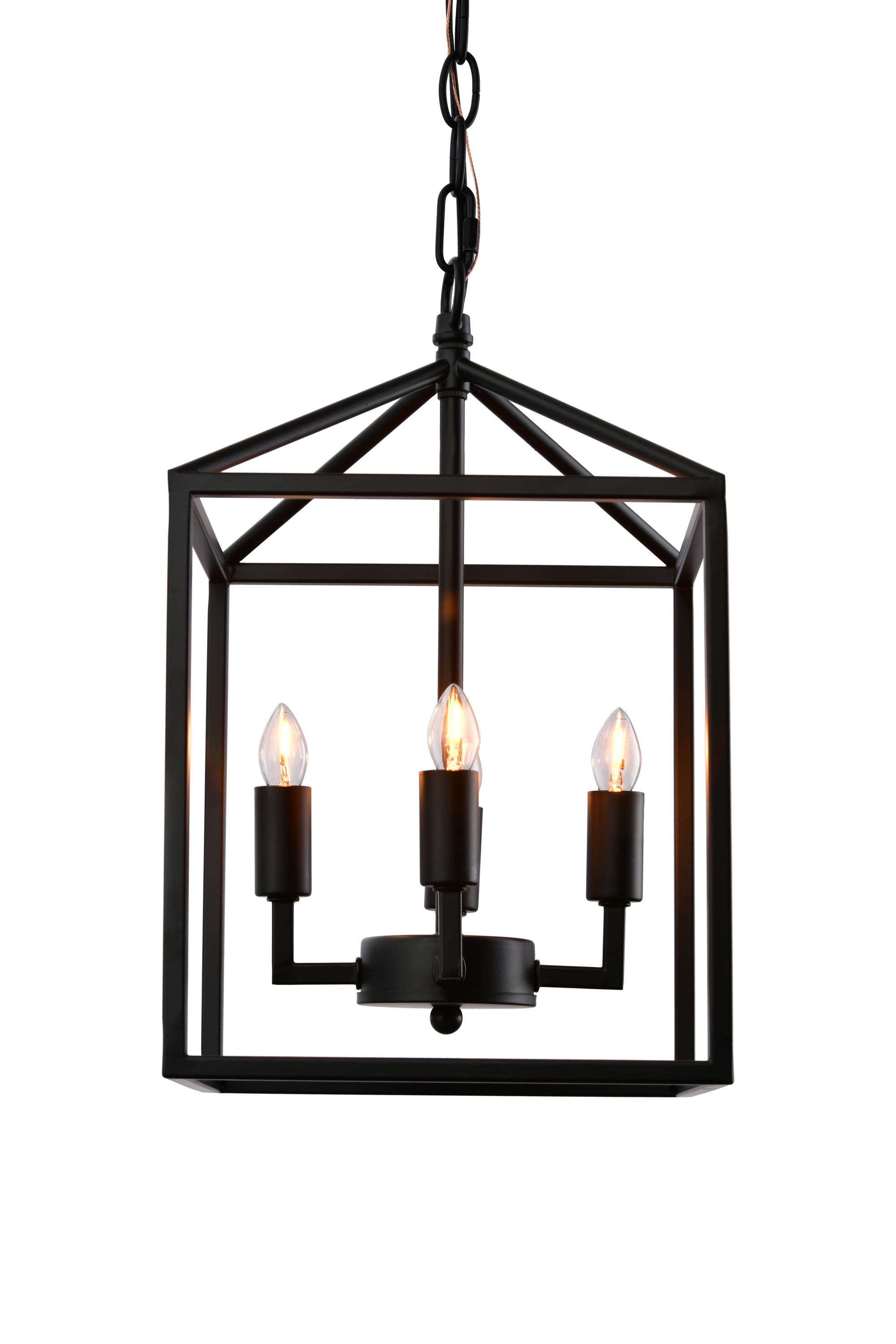 LAZZUR Lighting Therain 4-Light Matte Black Modern/Contemporary