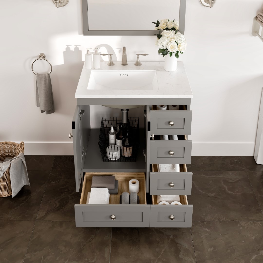 Eviva EVVN69-28GR-Q Bath-Vanity-Combo - View #3