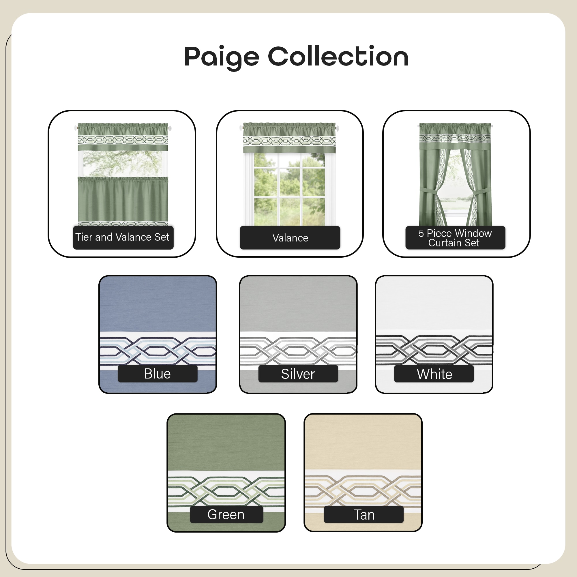 Achim PA5P63GR12 curtains - View #7