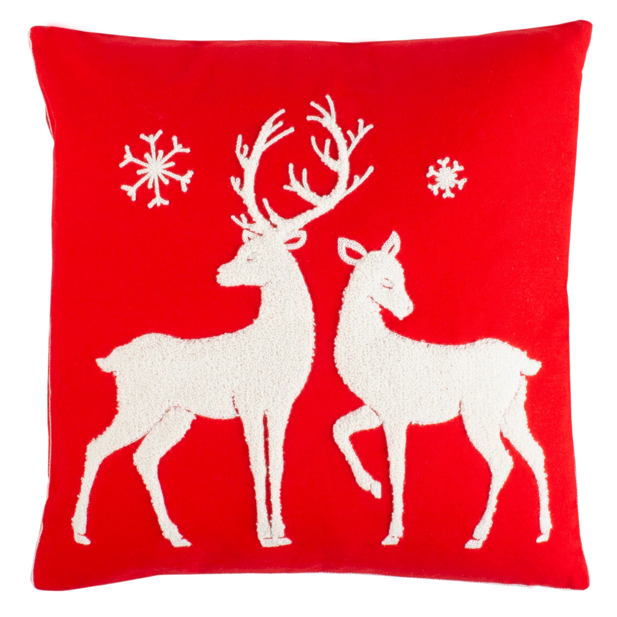 A&B Home 18-inch Glam Deer Accent Throw Pillow