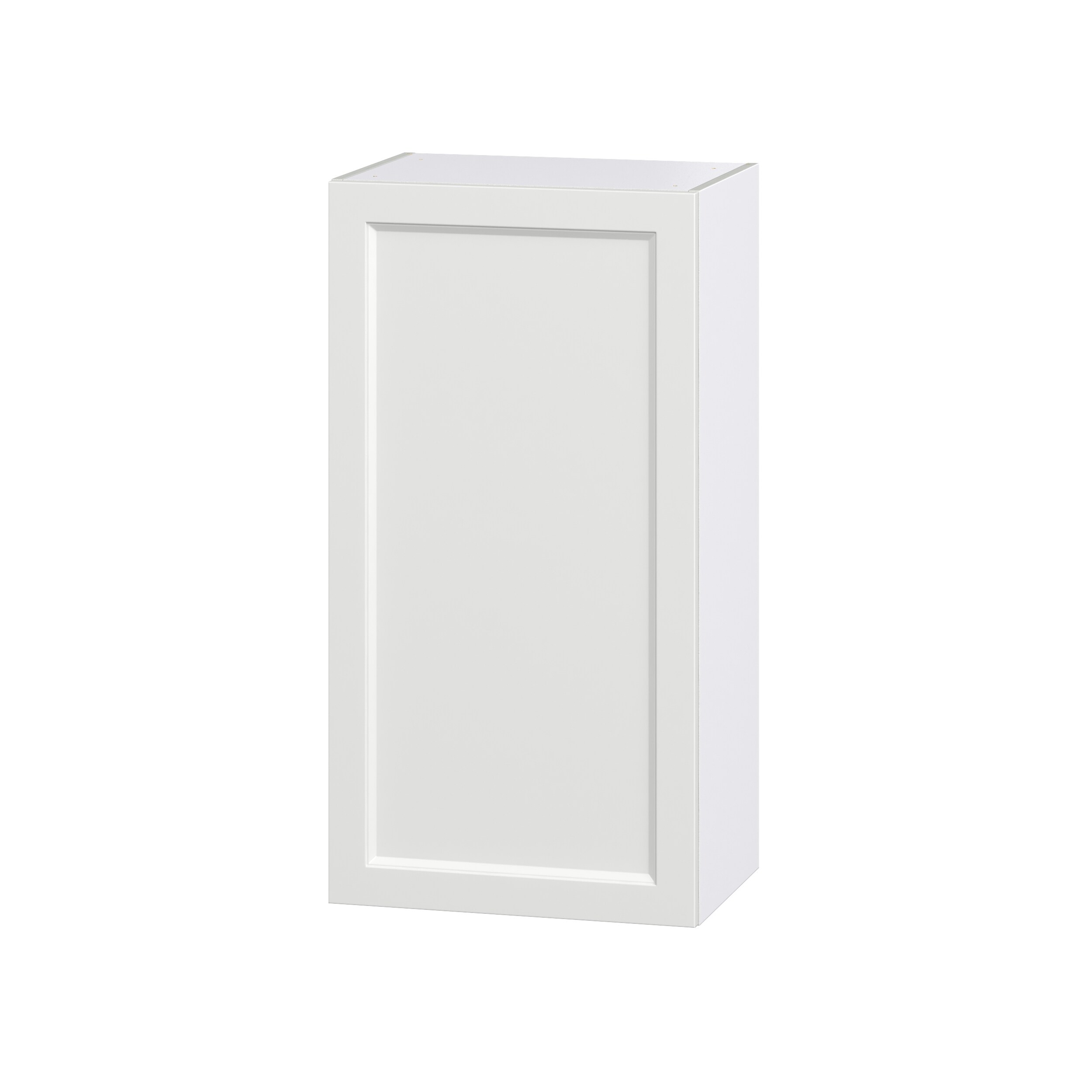 Hugo&Borg Riviera 18-in W x 40-in H x 14-in D Bright White Wall Fully Assembled Cabinet (Recessed Panel Shaker Door Style)