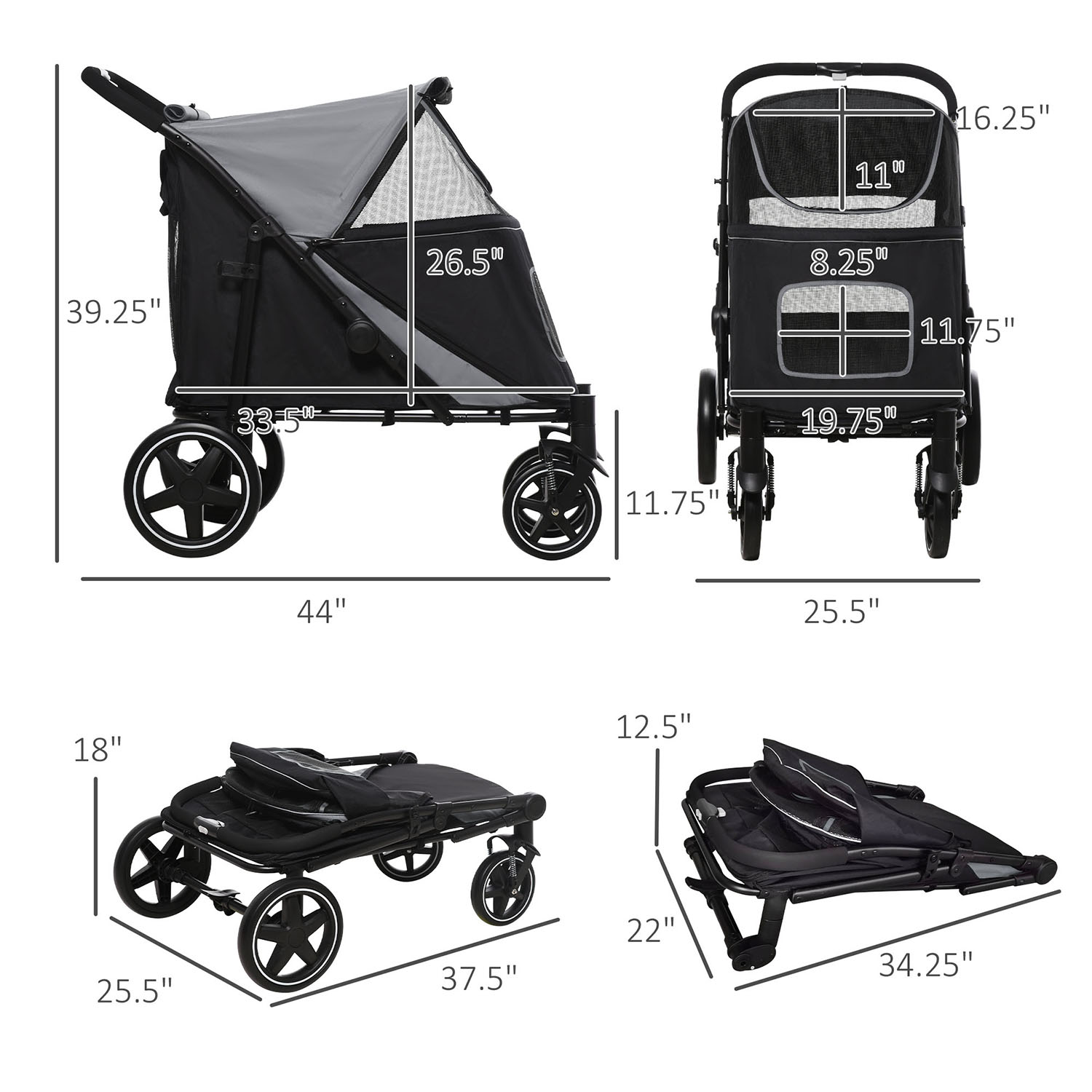 Mondawe MD-AB66292 Pet-Strollers - View #7