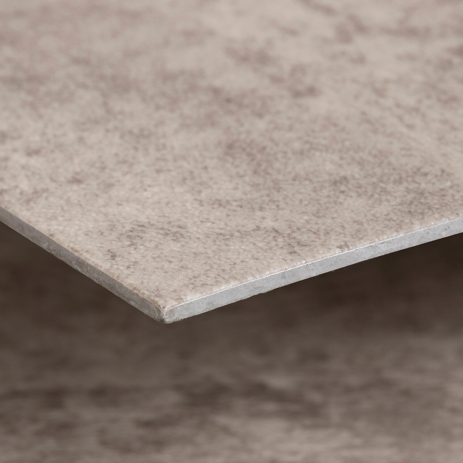 Lucida USA (Sample) BaseCore Cement Gray Stone Look 12-mil Water Resistant Peel and Stick Vinyl Tile