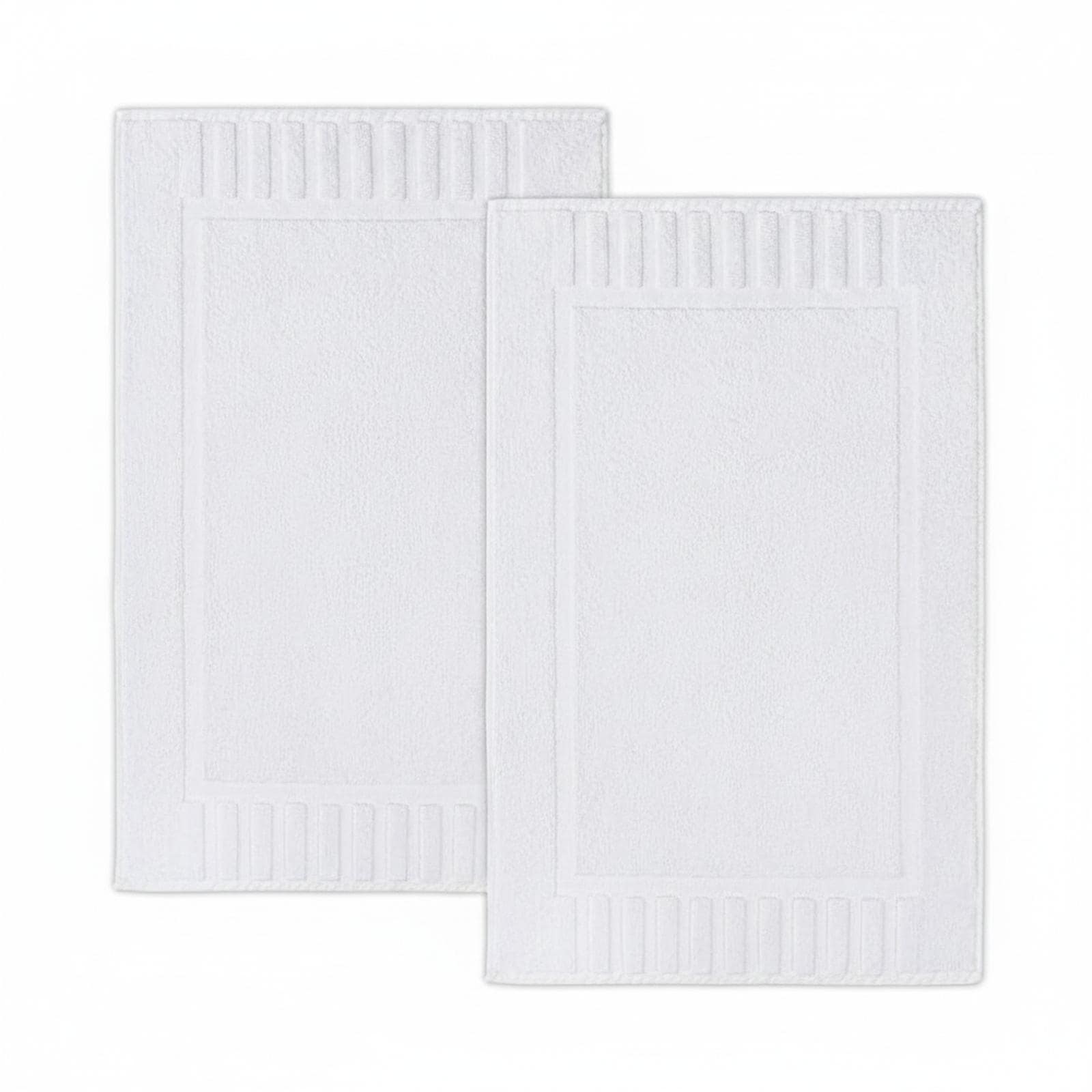 Paradigms Interiors Luxury Bath Mat Set of 6 Absorbent Cotton Non-Slip Large Size Stylish Design Multiple Uses