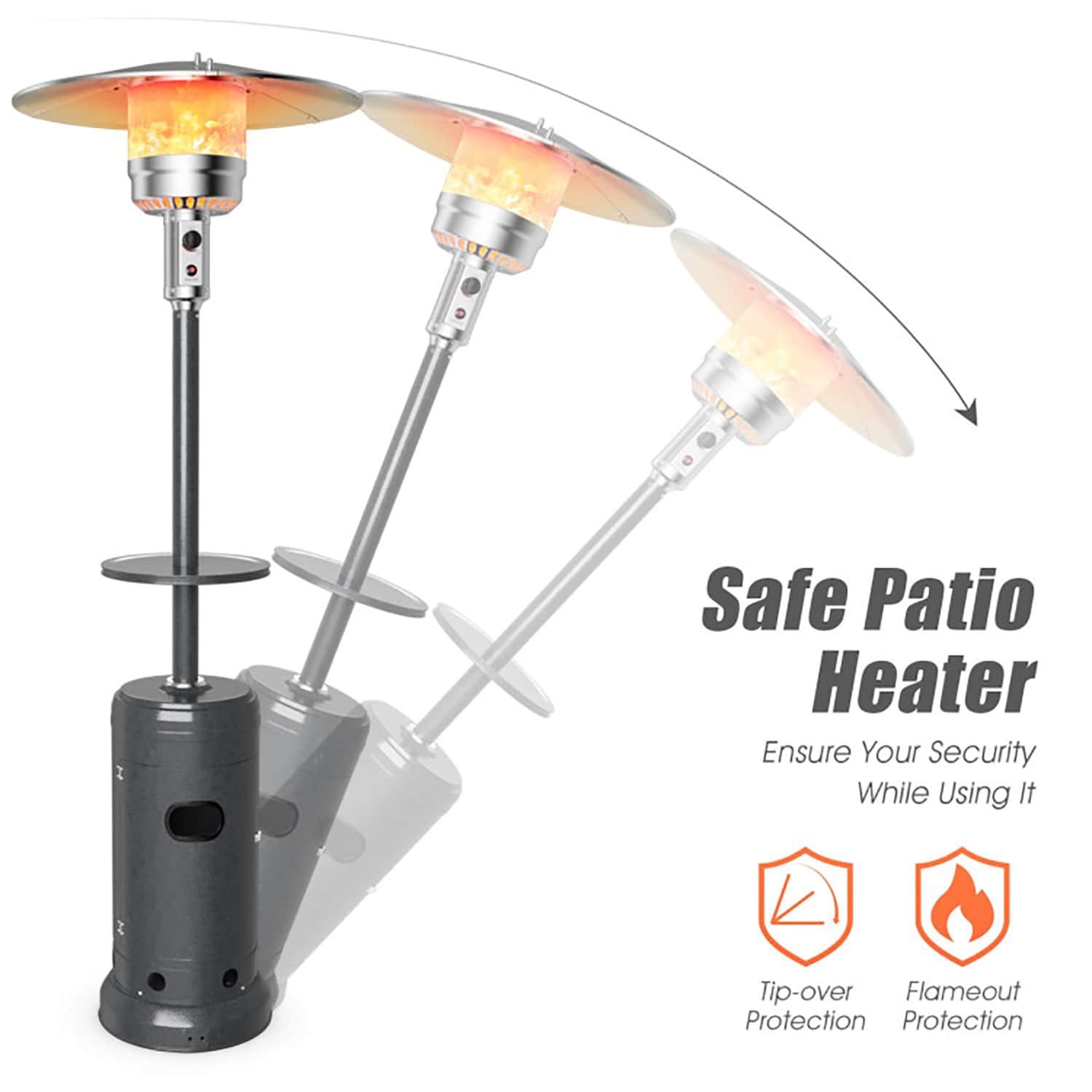 GZMR GZ-A01HW8GR Outdoor-Gas-Patio-Heaters - View #6