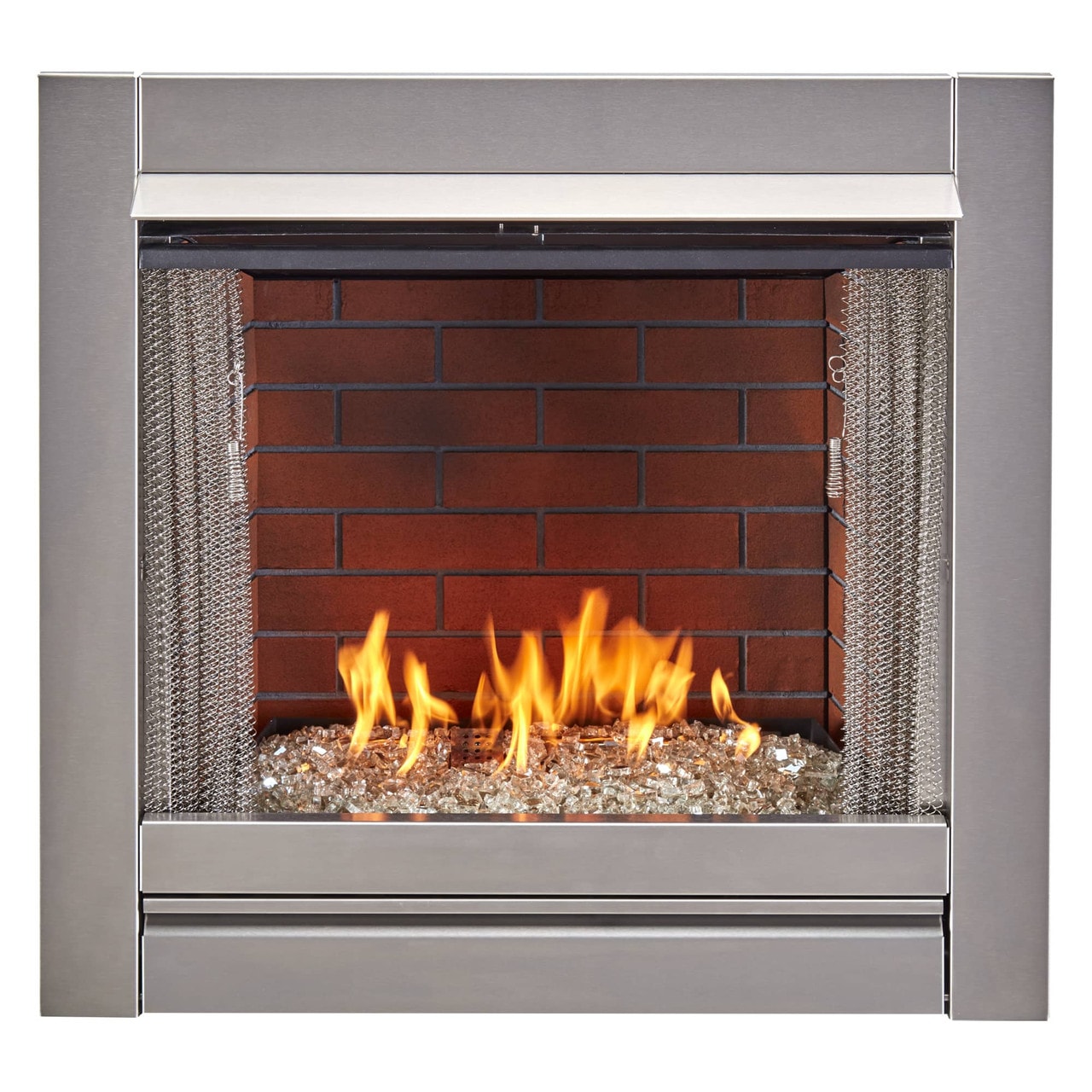 Duluth Forge Vintage Red Ceramic Fiber Firebrick Panel for Vent-Free ...