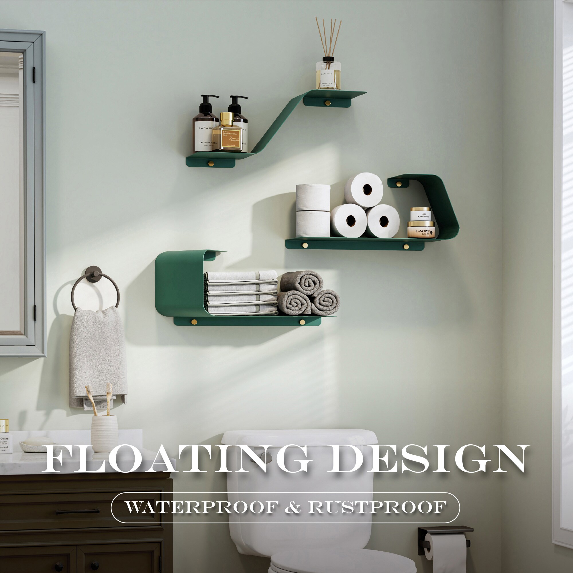 Sttoraboks FS-M001-GREEN-LS Wall-Mounted-Shelving - View #9