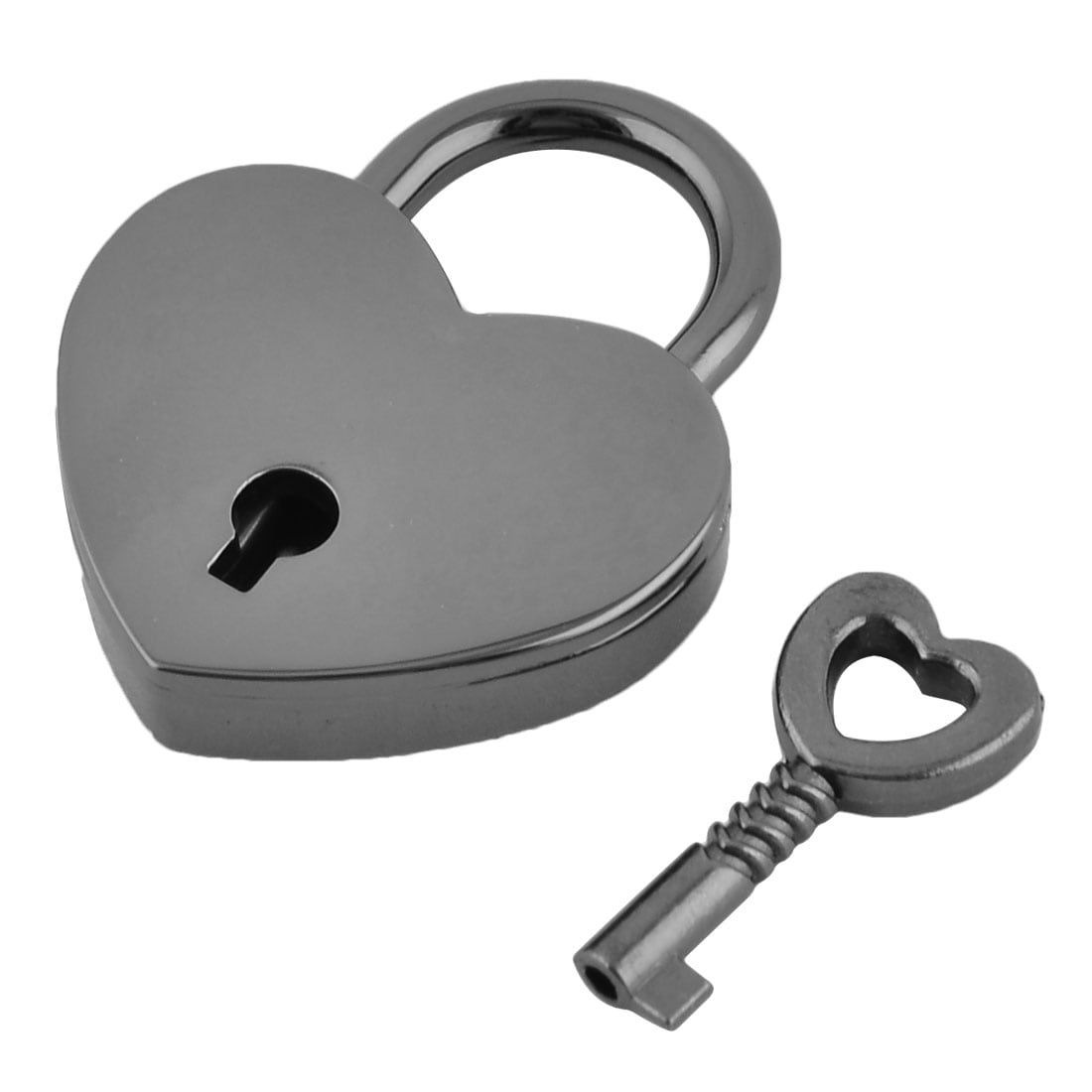 Unique Bargains Metal Heart Shaped Drawer Suitcase Security Lock