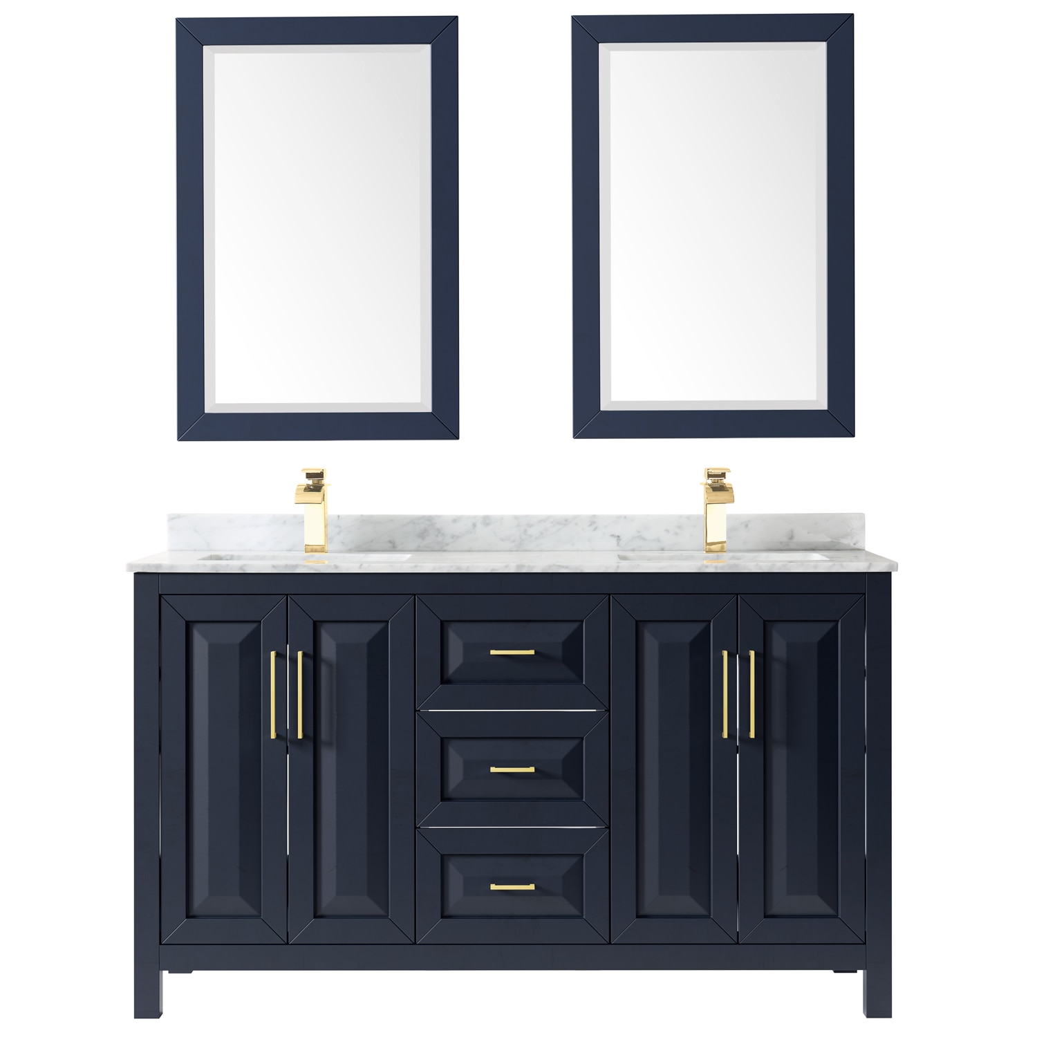 Wyndham Collection WCV252560DBLCMUNSM24 Bath-Vanity-Combo - View #3