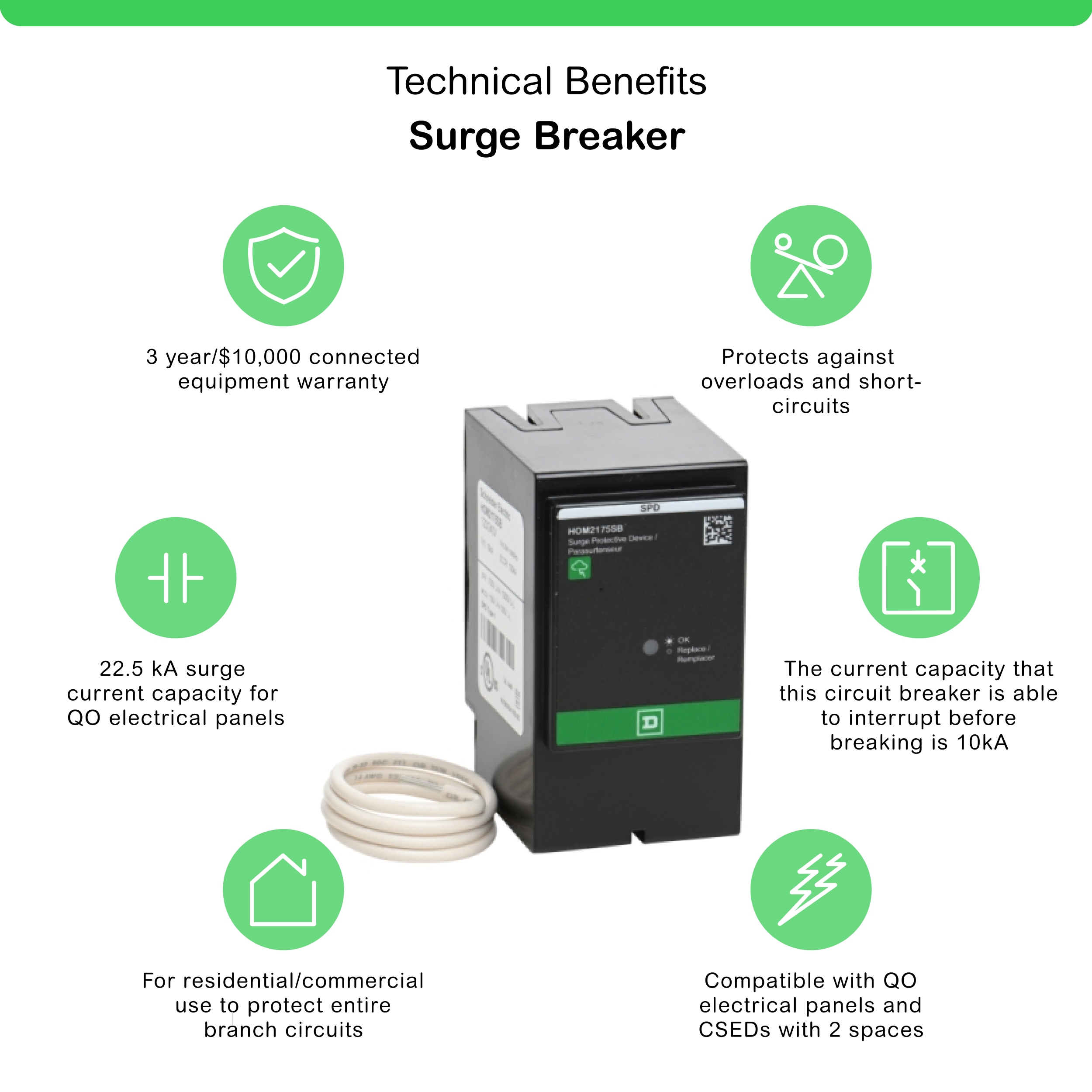 Square D HOM2175SB Whole-House-Surge-Protectors - View #2