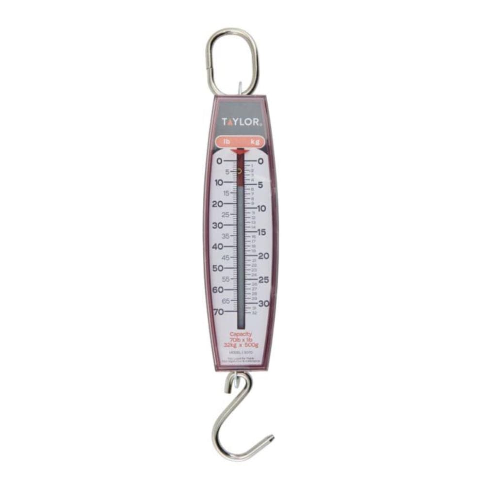 Taylor White Analog Hanging Scale 70 lb