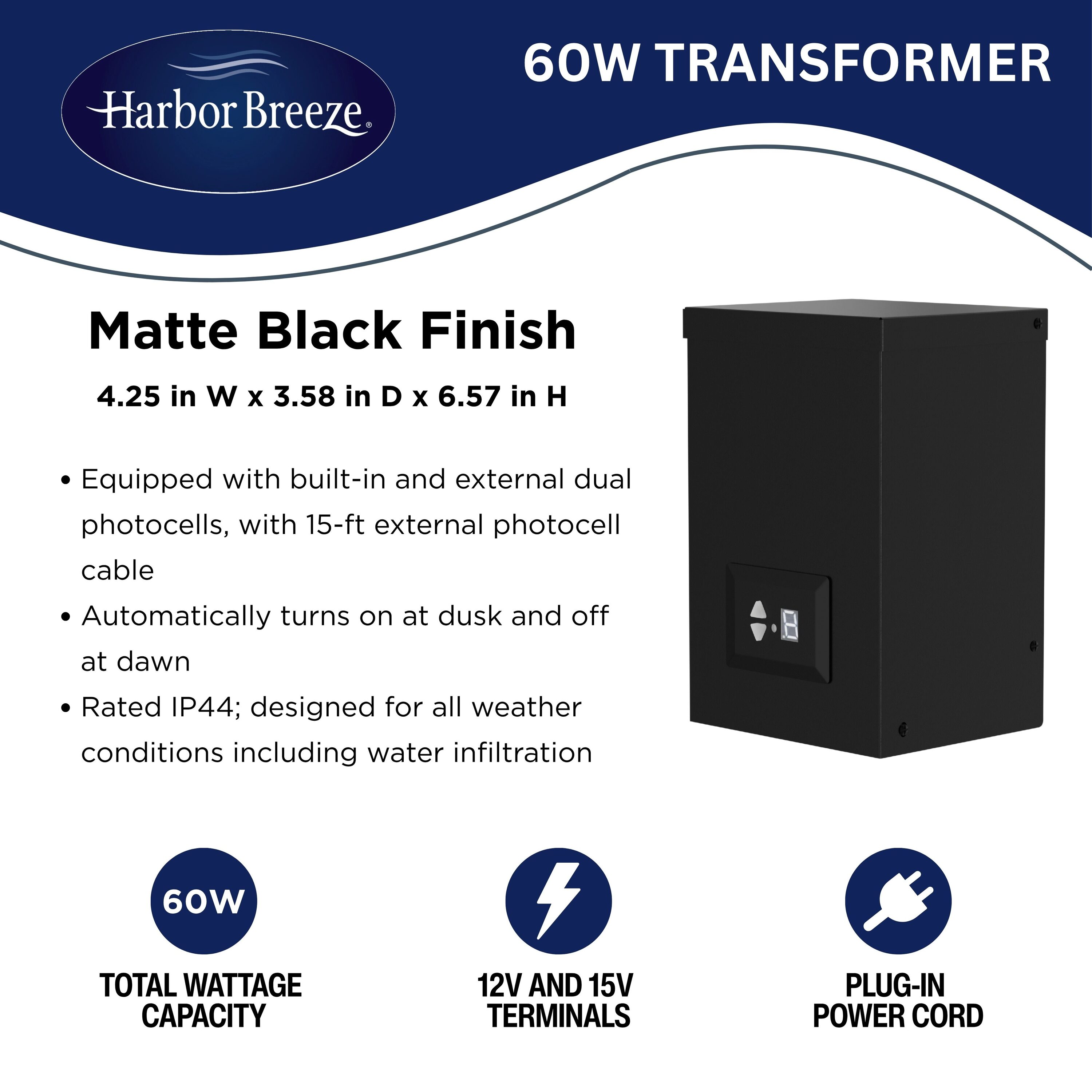 Harbor Breeze LVT60MBK Landscape-Lighting-Power-Pack - View #3
