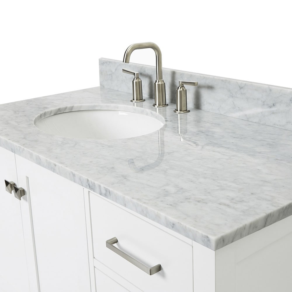 ARIEL A043SLCW2OVOWHT Bath-Vanity-Combo - View #8