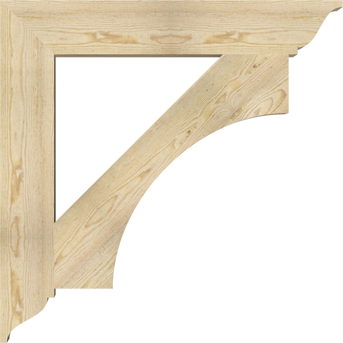 Ekena Millwork BKT06X38X38WTL01RDF Exterior-Brackets-Braces - View #3