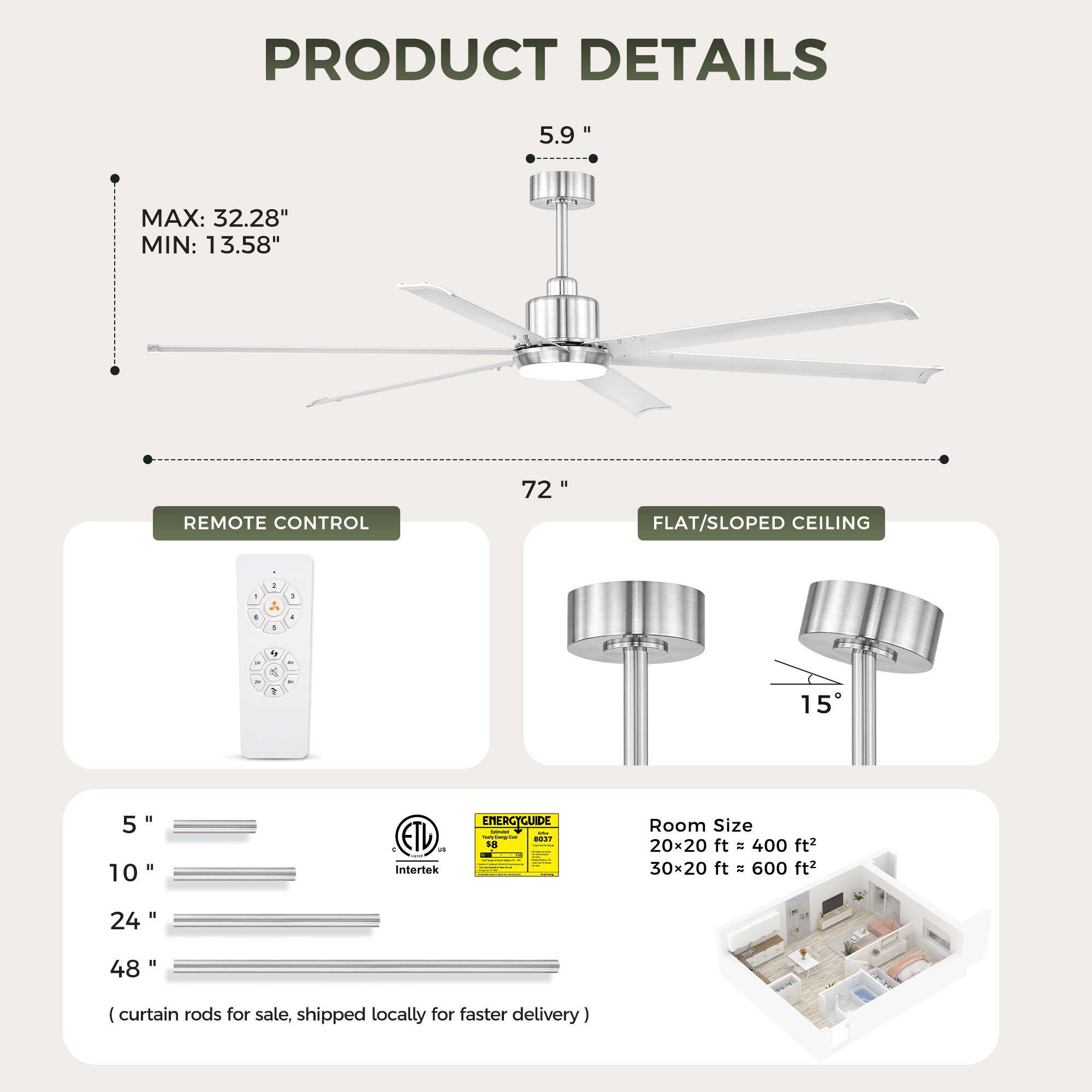 LTMATE LSY22BAC2005R-BL Ceiling-Fans - View #4