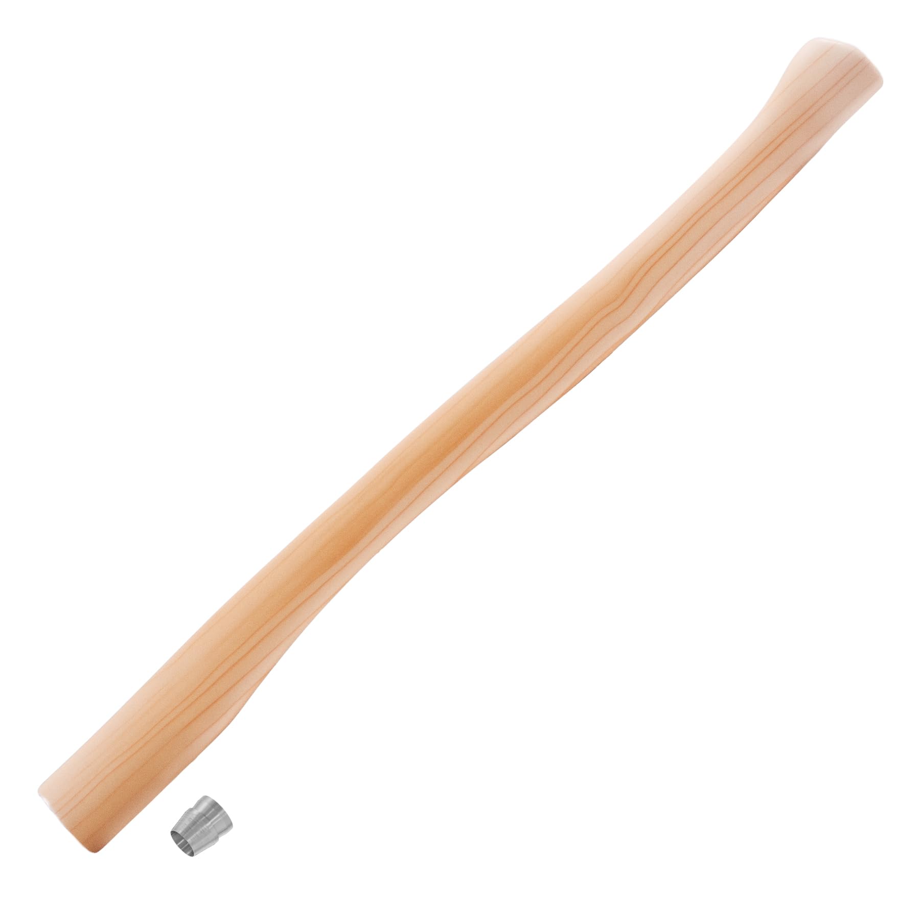 KIWDZFU Premium Oak Hammer Handle Replacement 90cm Long Wood Tool Handle with Steel Wedges Fits Small Hammers and Axes with 52 by 21mm Tenons #LKI0820A446