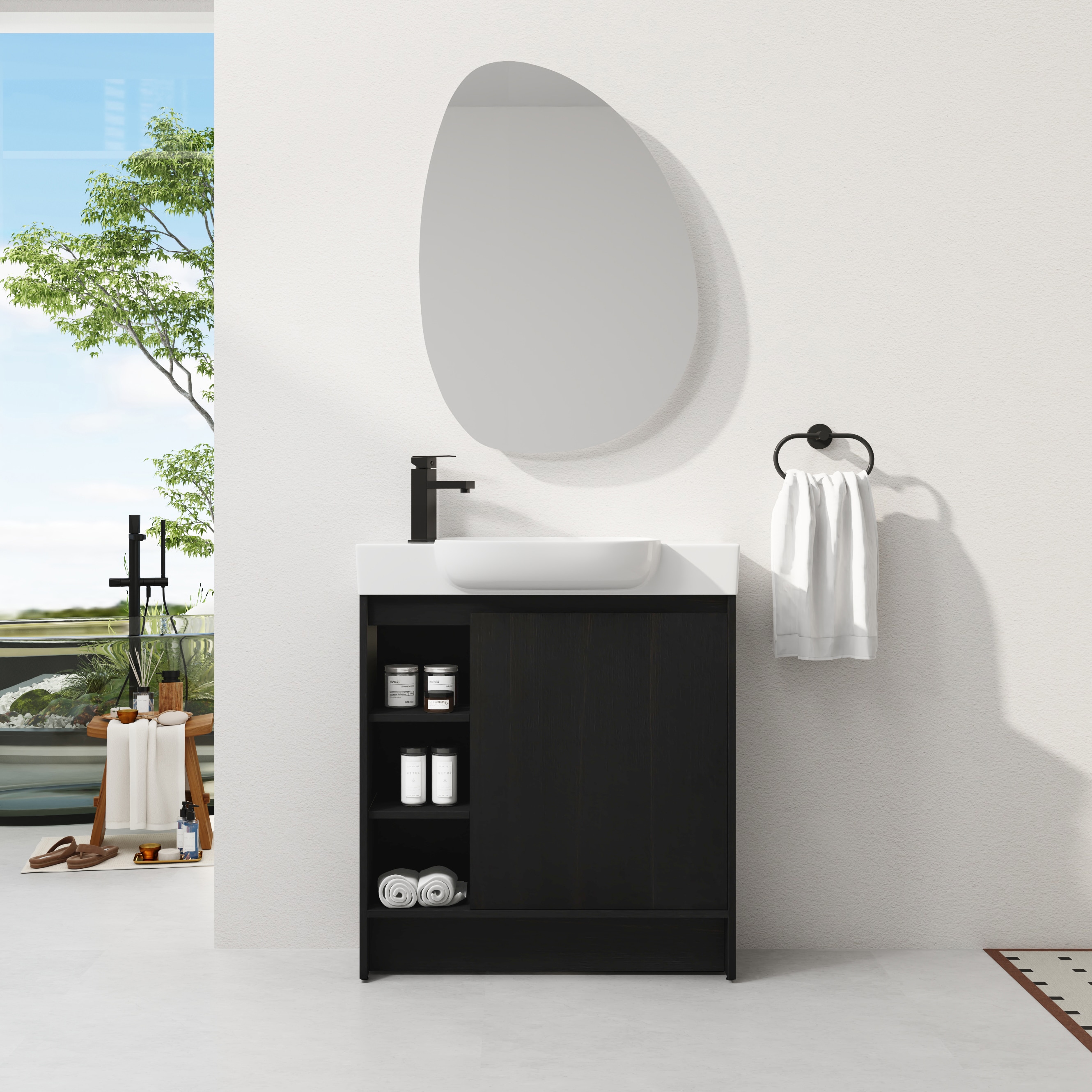 Forclover QNM-7530BK Bath-Vanity-Combo - View #8
