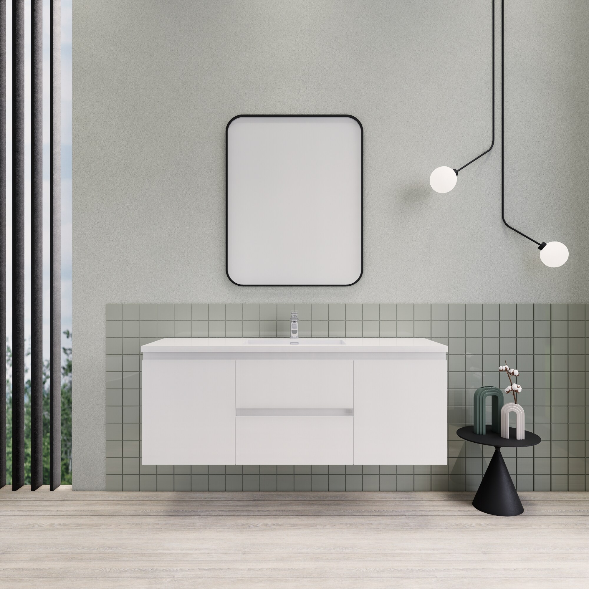 Moreno Bath MOB60S-GW Bath-Vanity-Combo - View #5