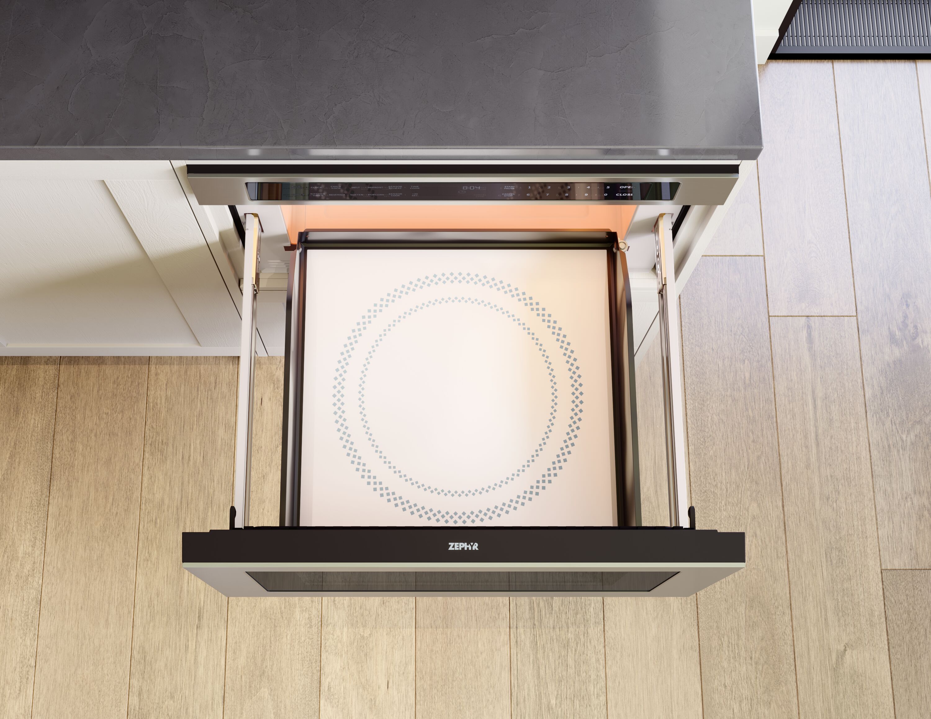 Zephyr MWD2401AS Microwave-Drawers - View #5