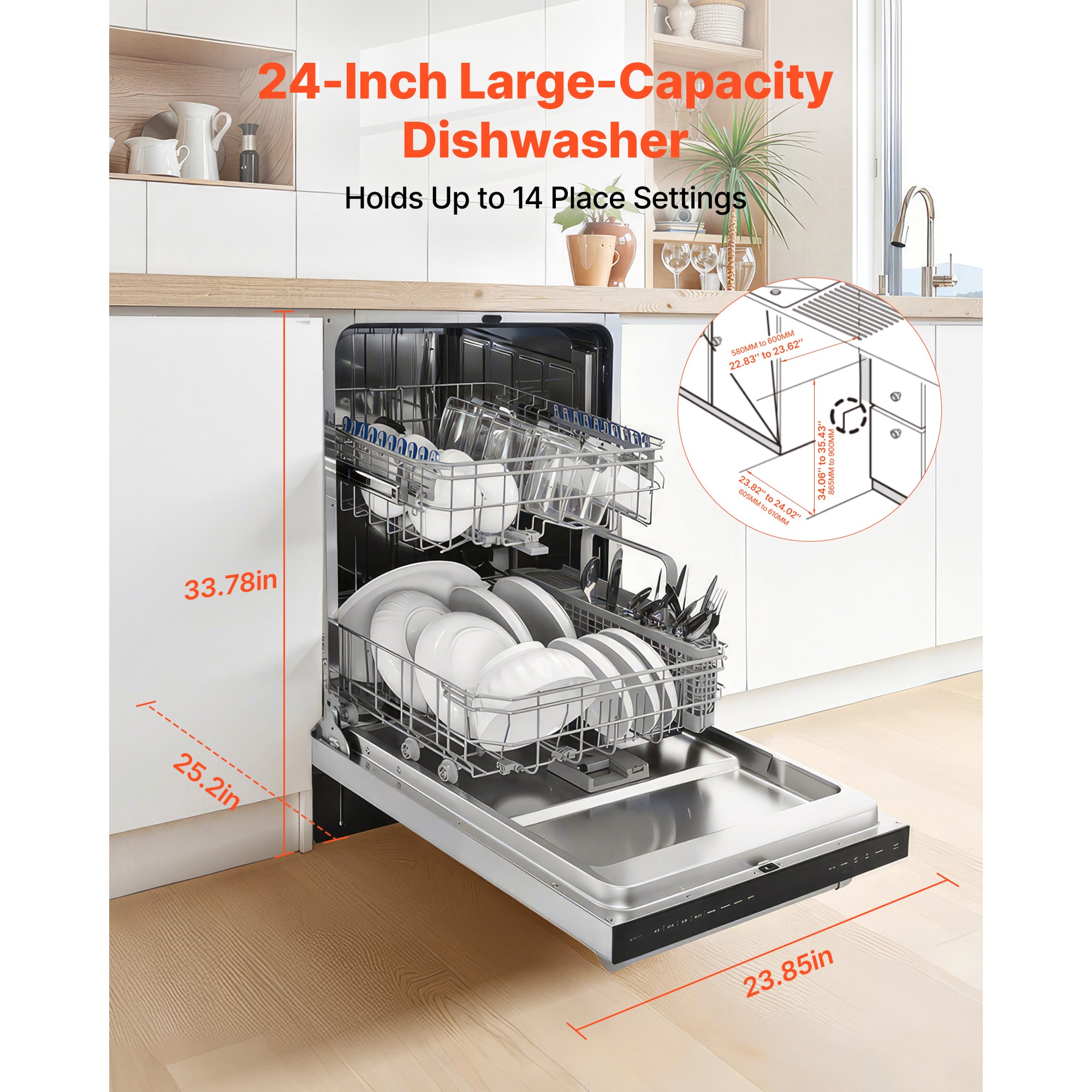 VEVOR SCQQSXWJ24YC08812V1 Commercial-Dishwashers - View #2