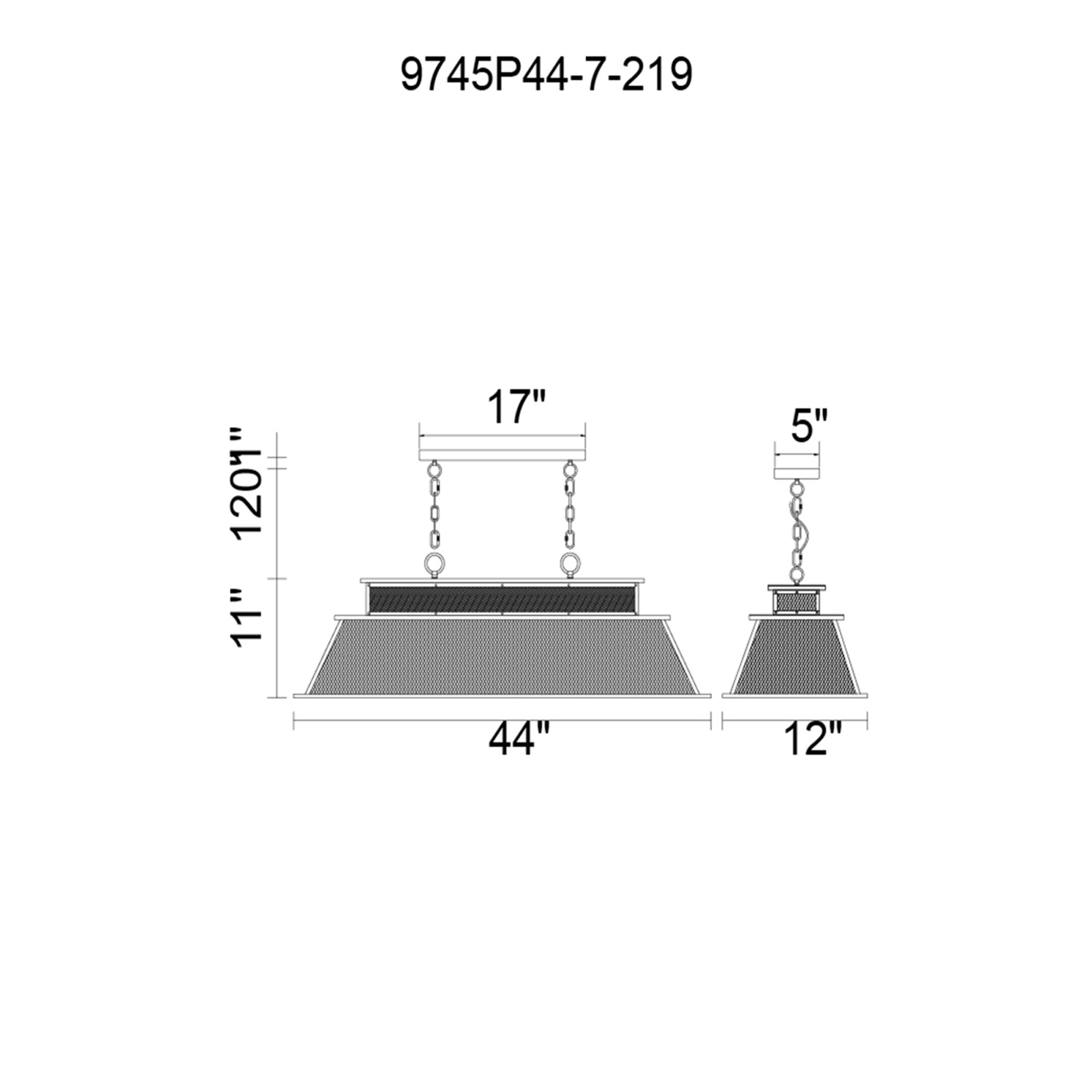 CWI Lighting 9745P44-7-219 b090015 - View #7