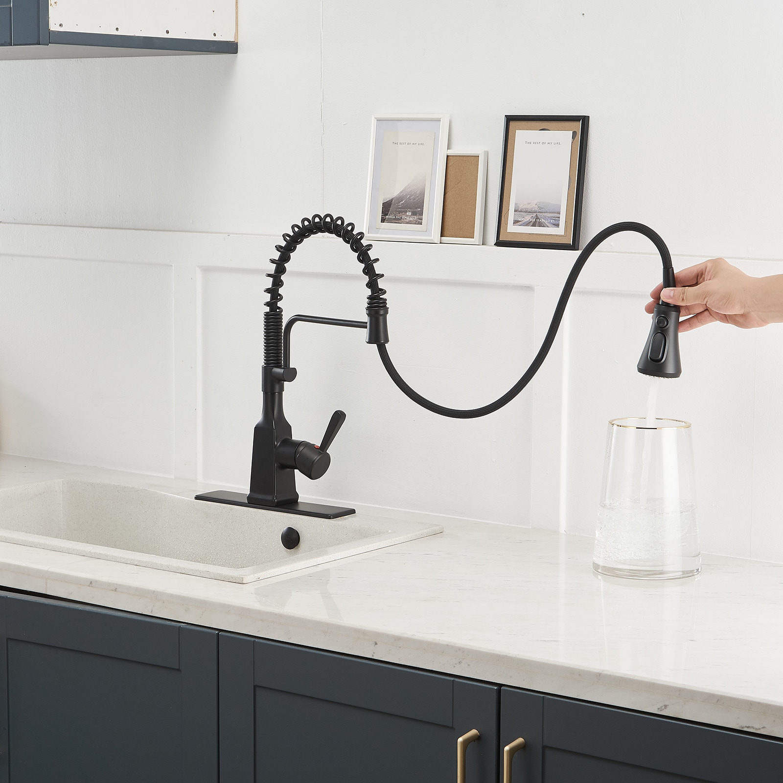 BWE A-94557-BLACK Kitchen-Faucets - View #6
