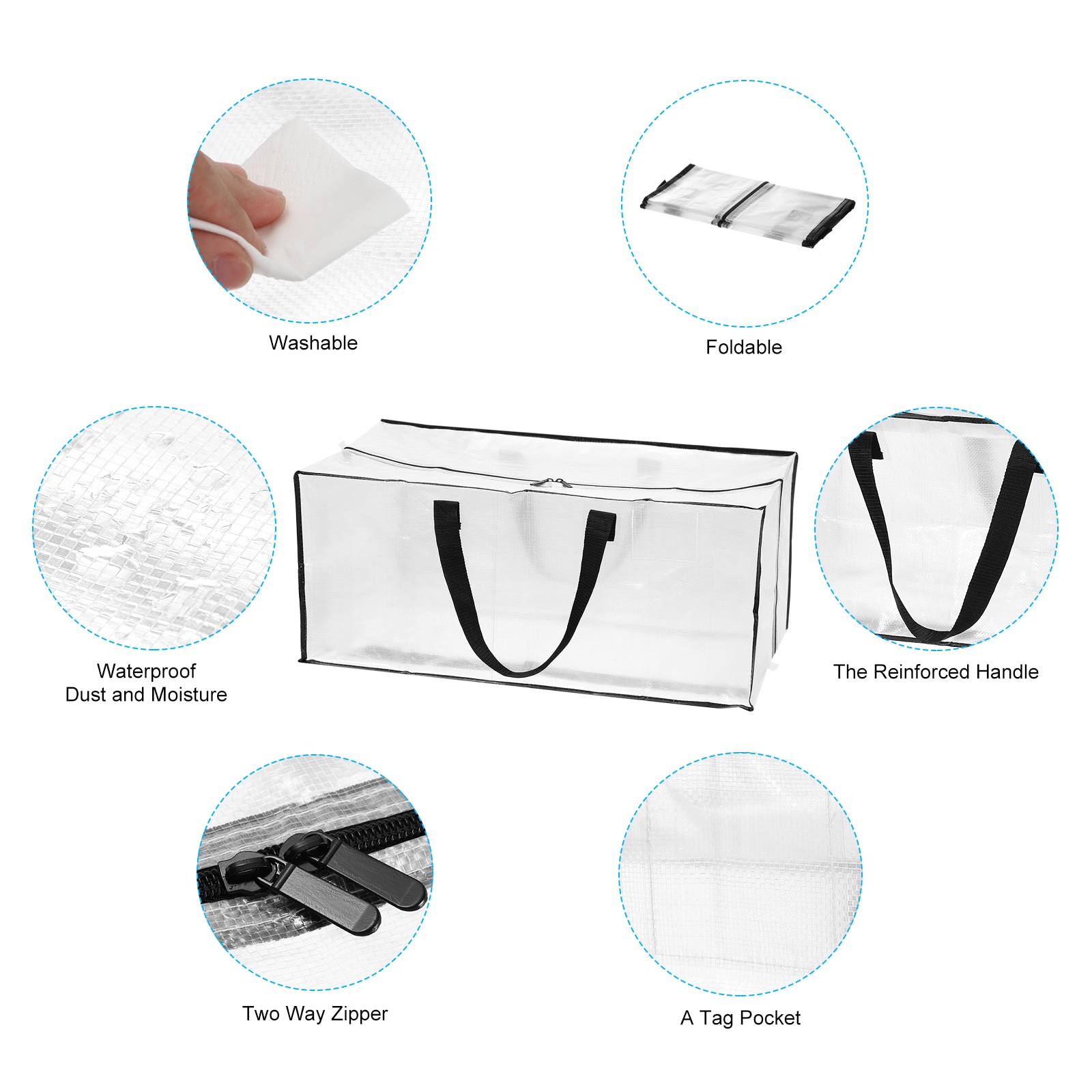 PATIKIL S25072801UX3577 Plastic-Storage-Bags - View #3