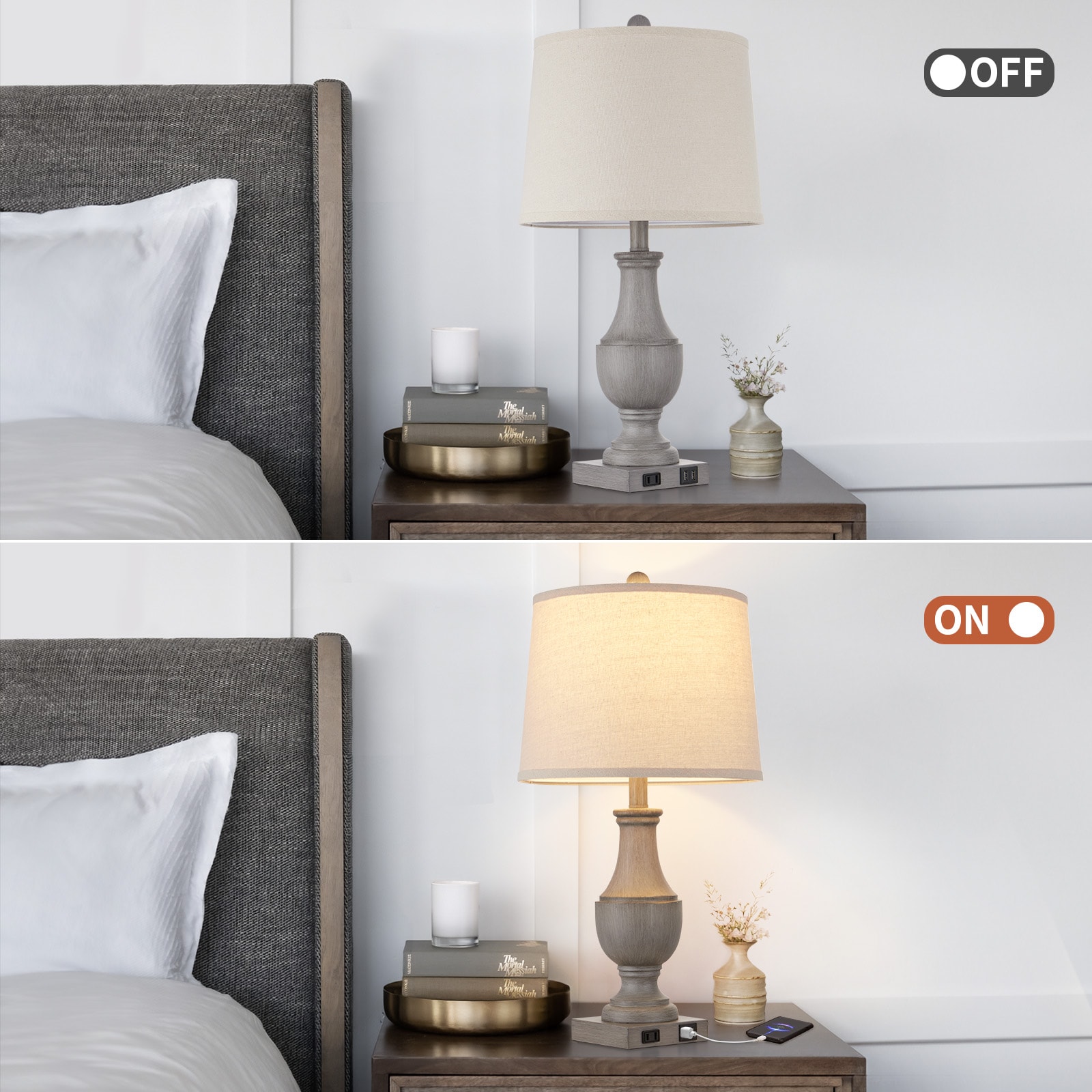 UrFurnishings TD-201 Table-Lamps - View #7
