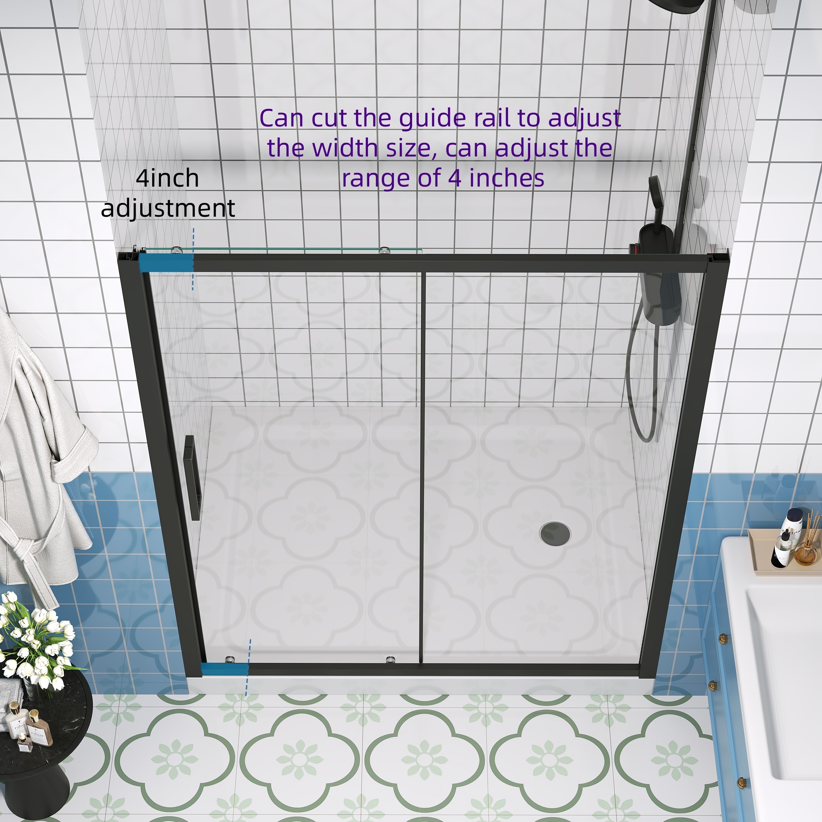 AAZJ JJC-W3776P351911 Shower-Doors - View #3