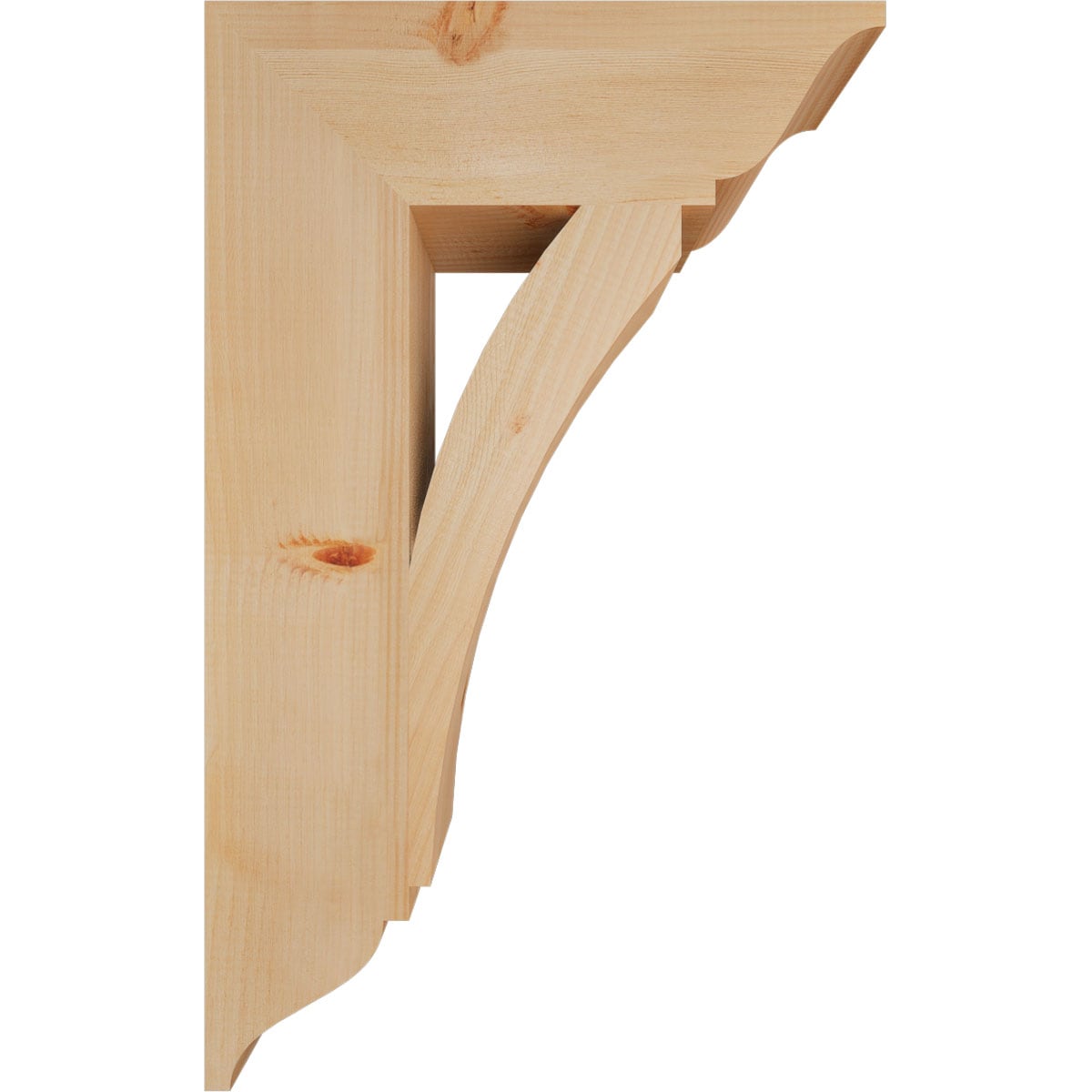 Ekena Millwork BKT06X20X32THR01SDF Exterior-Brackets-Braces - View #3