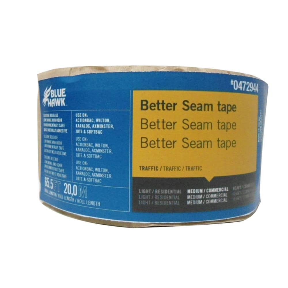 Wod Blue Double Sided Carpet Tape - 1 in x 25 yds - High Adhesion Indoor/Outdoor Rugs Dcct110r