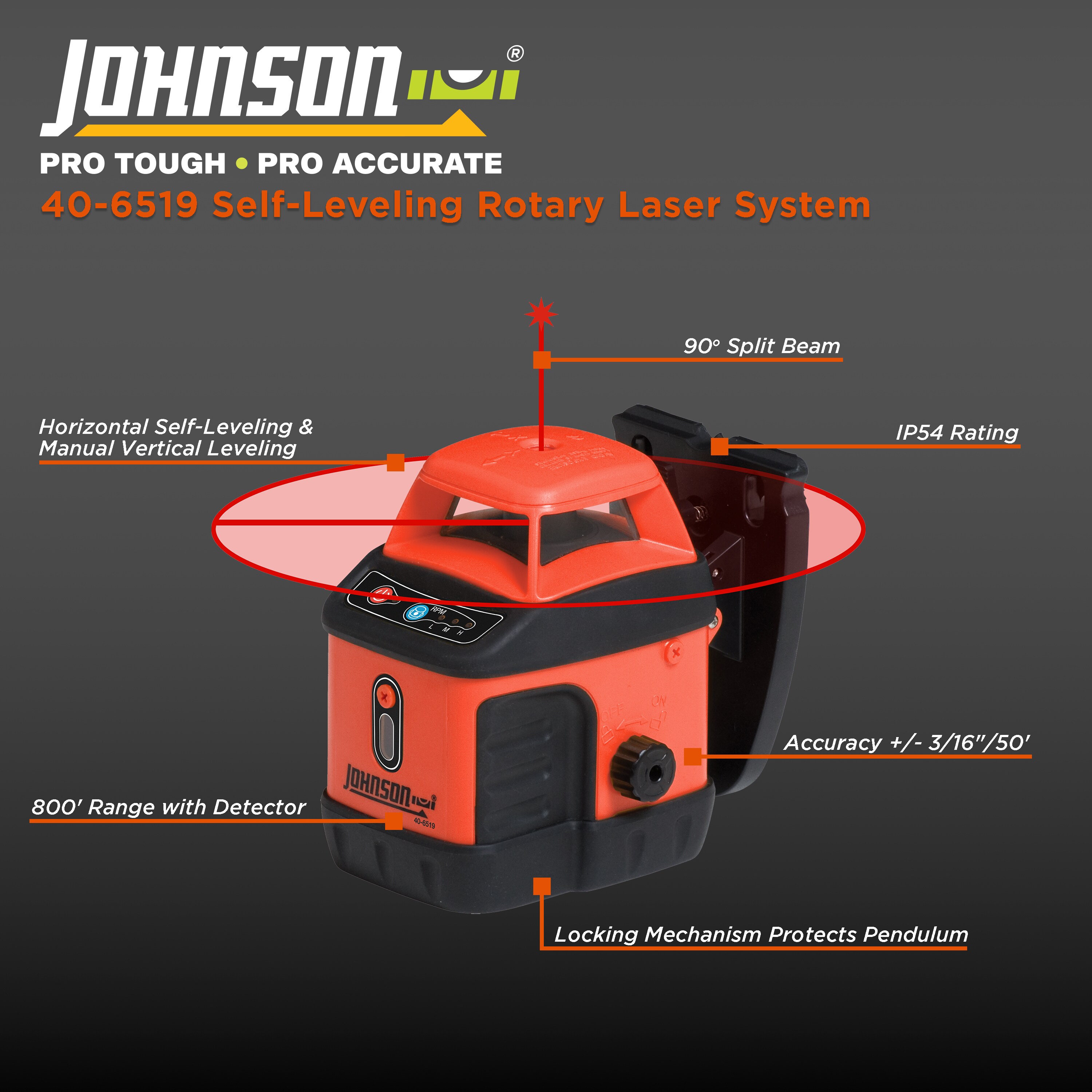Johnson Level 40-6519 Laser-Level - View #4