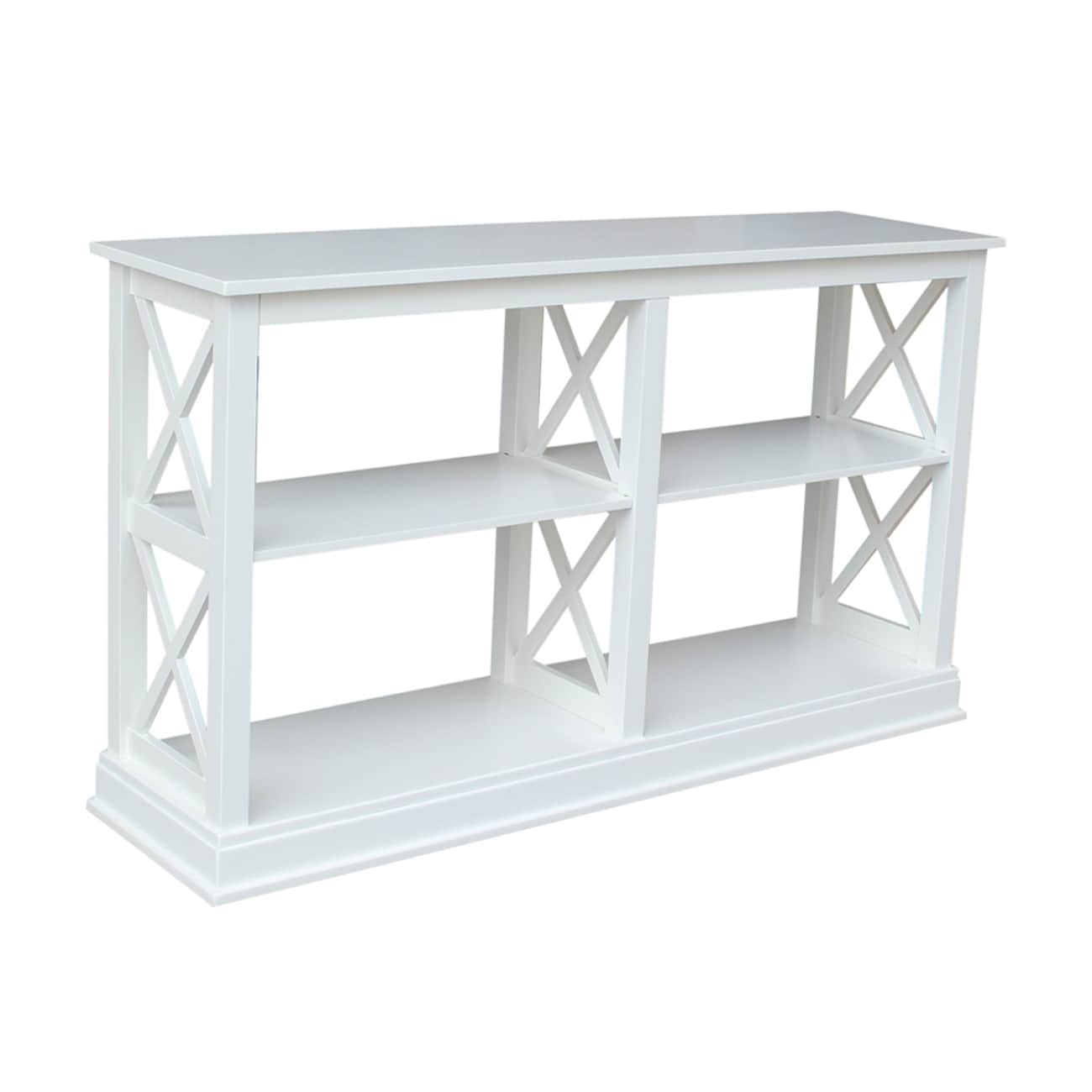 International Concepts OT08-70SL Casual White Console table